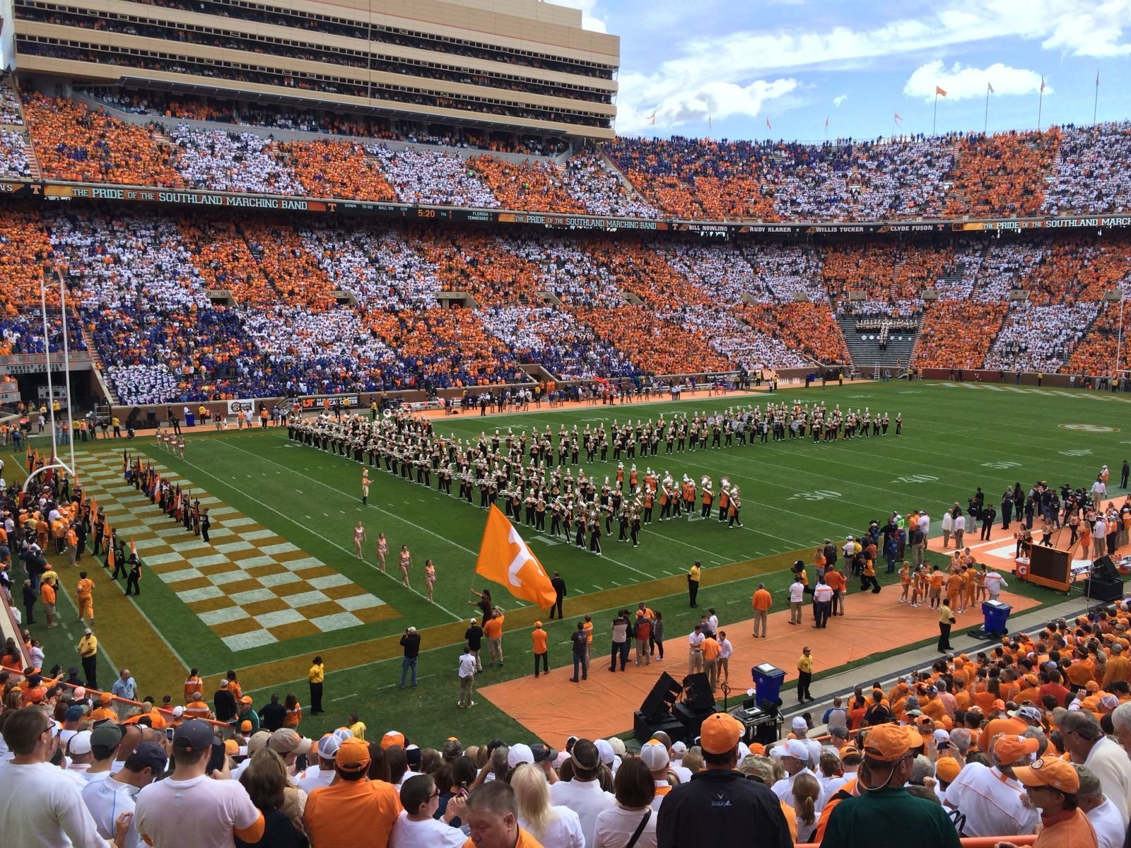 section x3, row 23 seat view  - neyland stadium