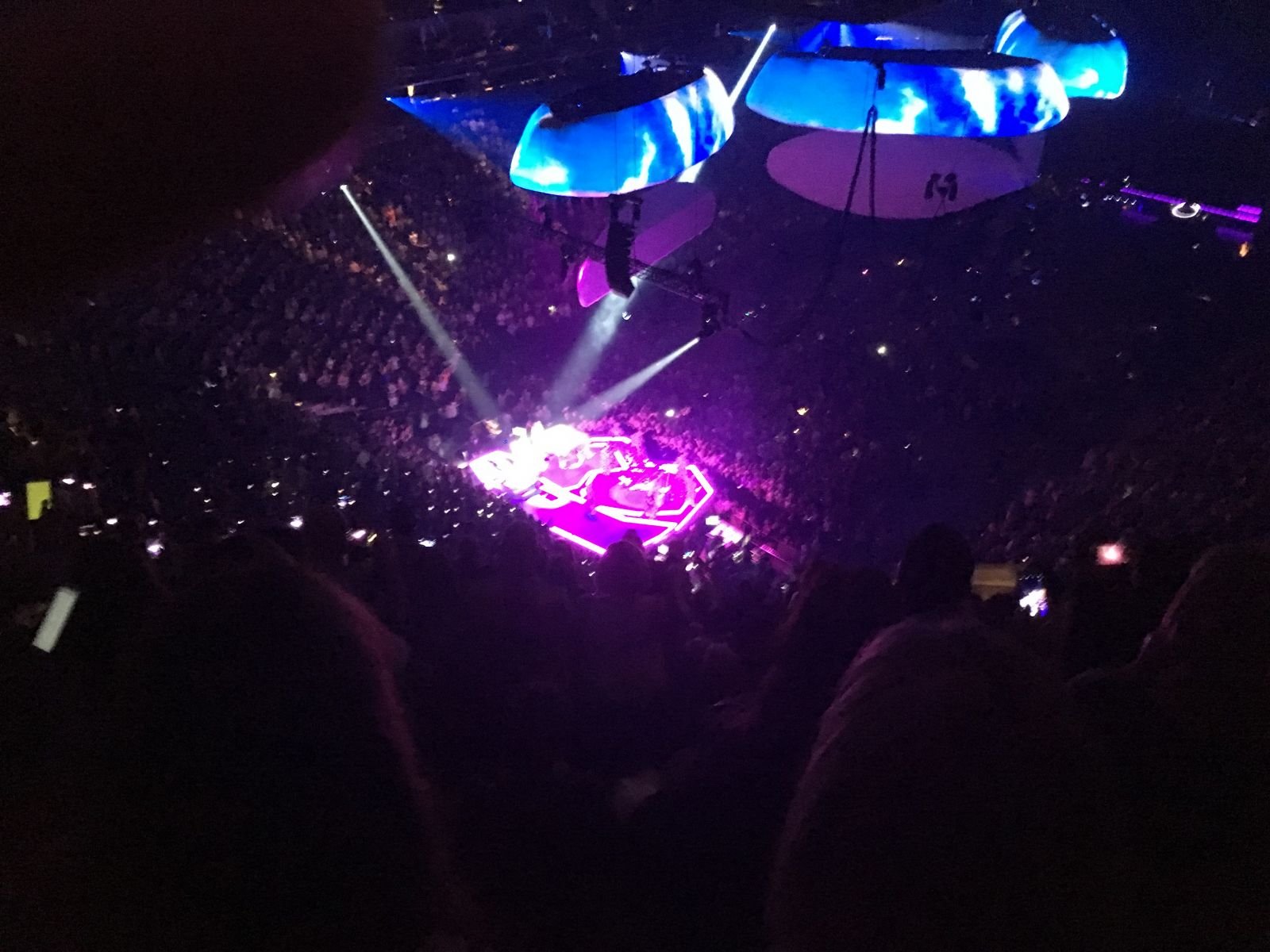 section 209, row q seat view  for concert - golden 1 center