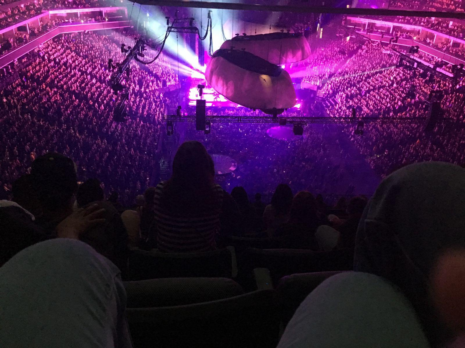 section 212 seat view  for concert - golden 1 center