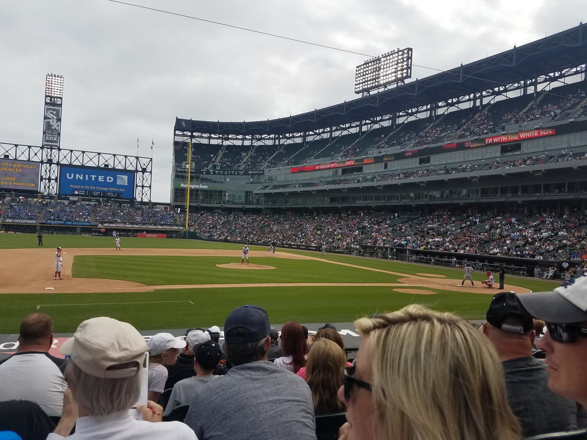 section 141, row 11 seat view  - guaranteed rate field