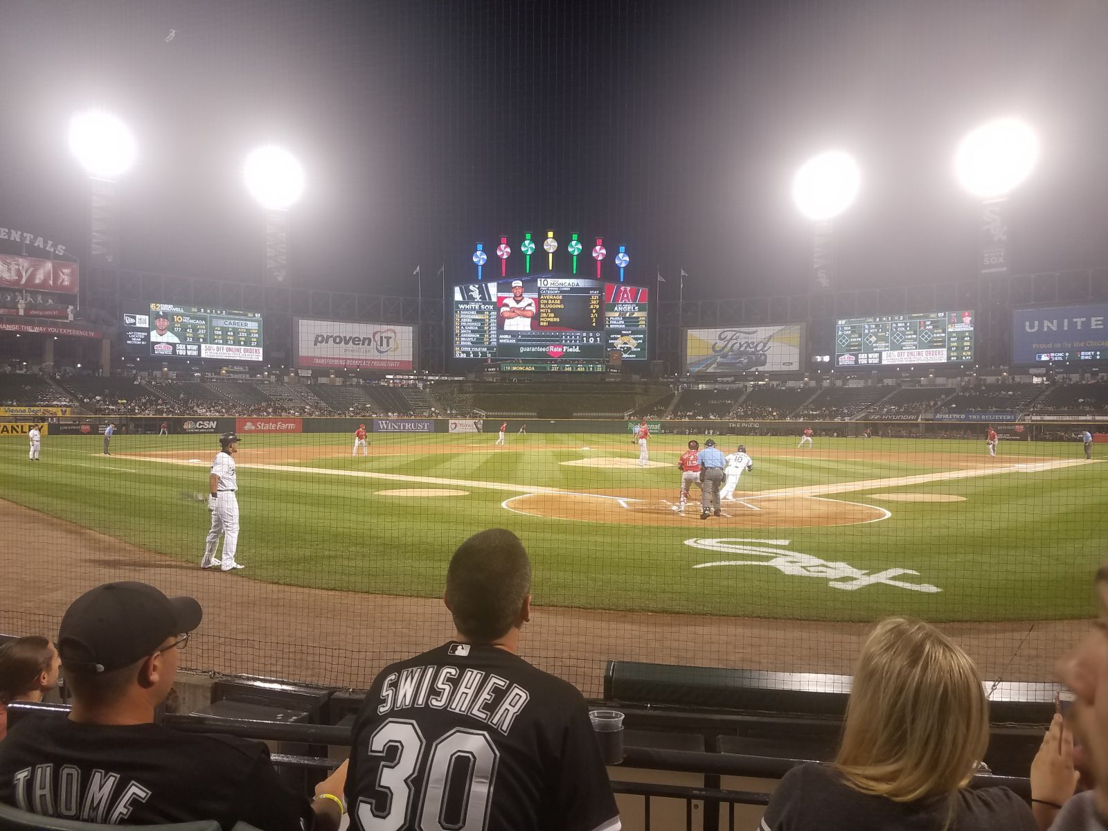 scout seats 133, row 5 seat view  - rate field