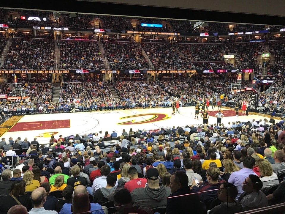 view from Section 108 