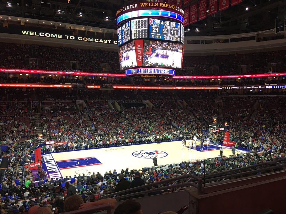 Wells Fargo Center Cadillac Club Seating Chart