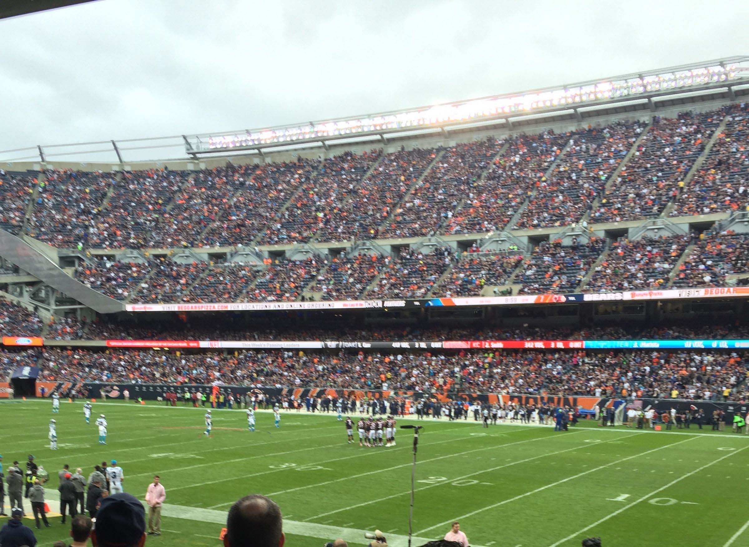 section 104, row 14 seat view  for football - soldier field