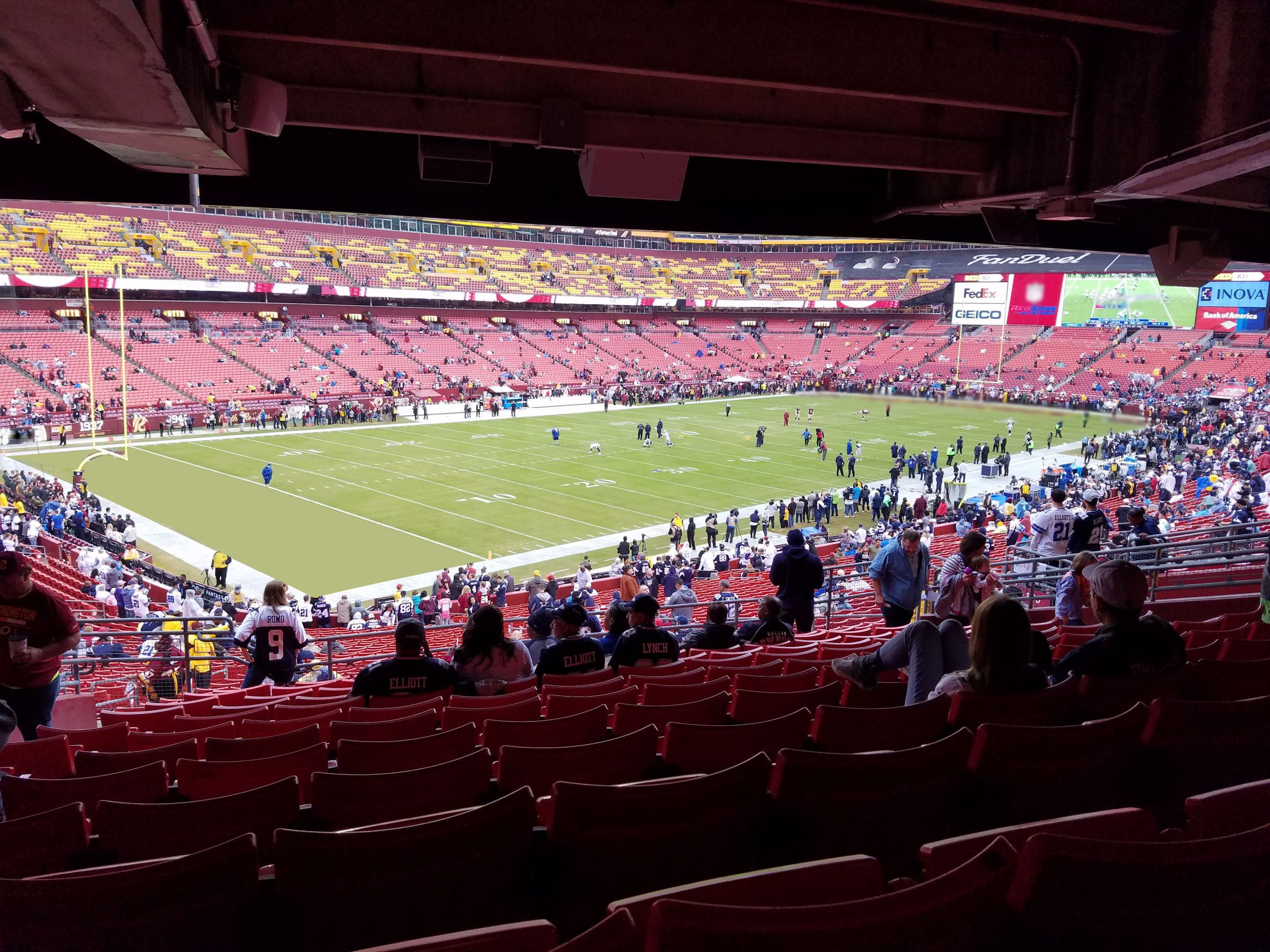 Fedex Field Seat View Section 227 Awesome Home