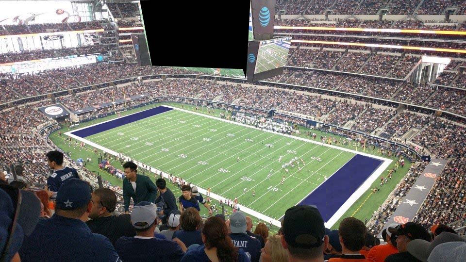 section 407, row 24 seat view  for football - at&t stadium (cowboys stadium)