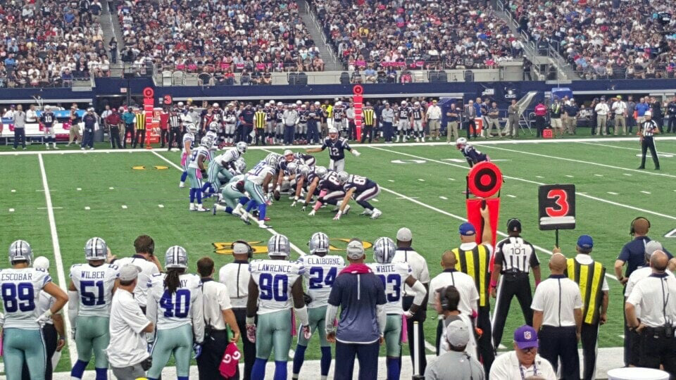 section c111 seat view  for football - at&t stadium (cowboys stadium)