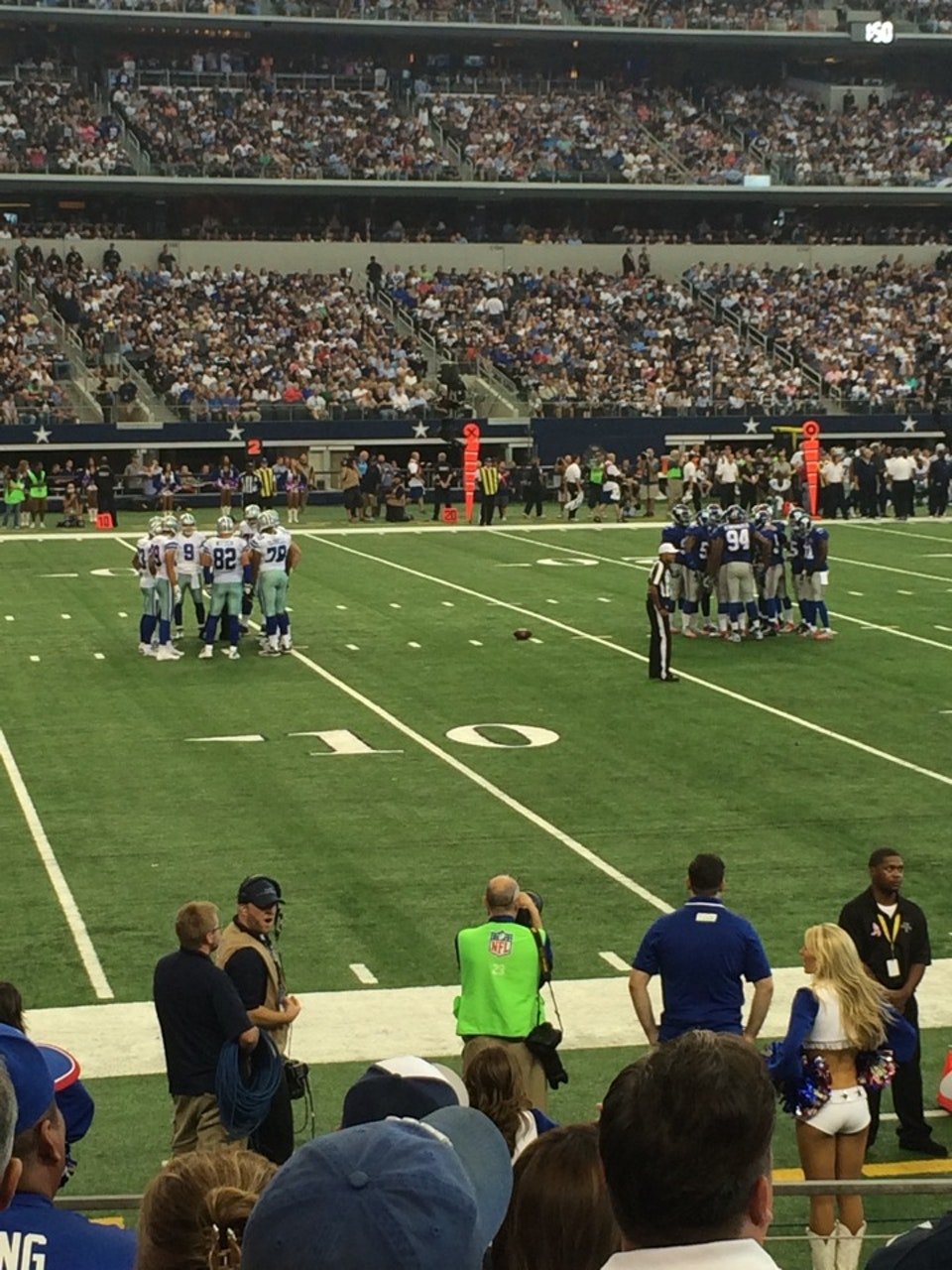 section c139, row 5 seat view  for football - at&t stadium (cowboys stadium)