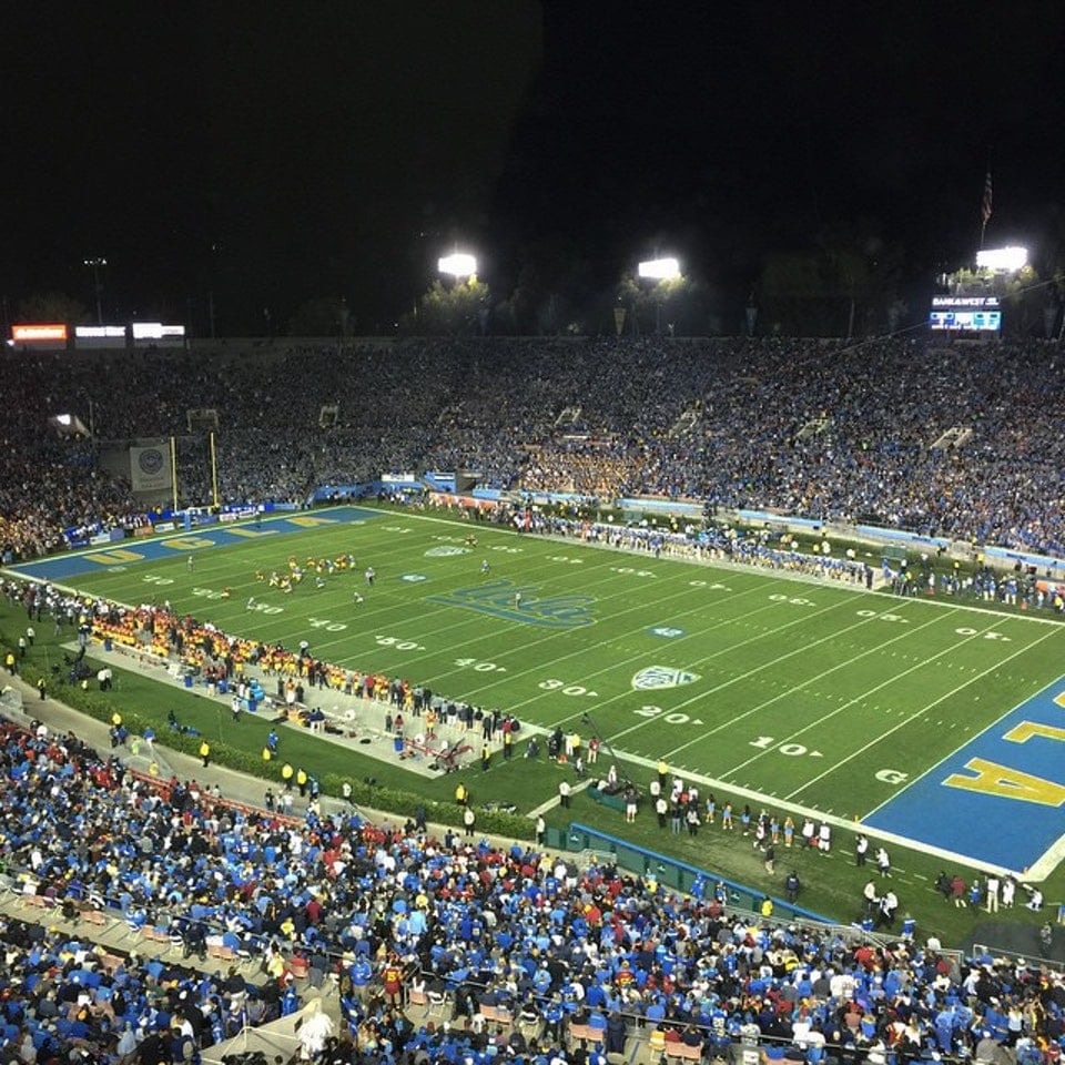 section 201 seat view  for football - rose bowl stadium