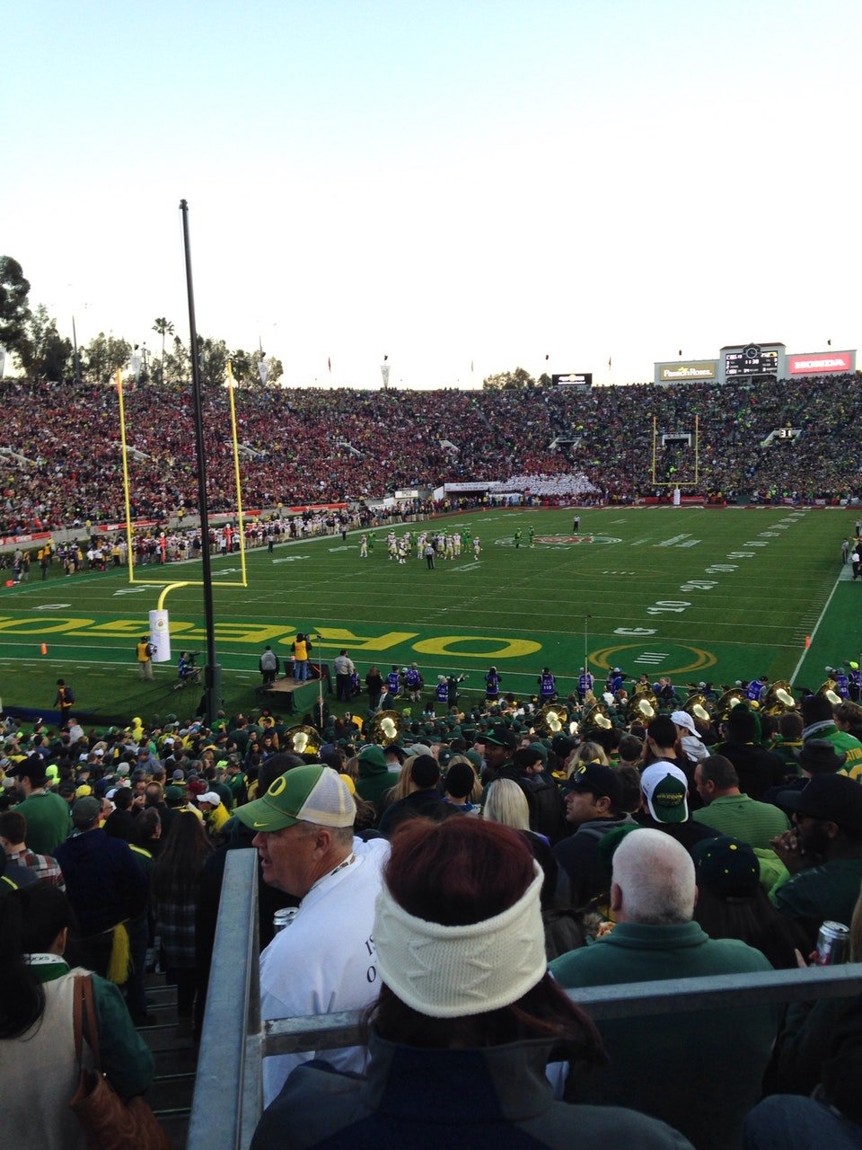 section 13, row 30 seat view  for football - rose bowl stadium