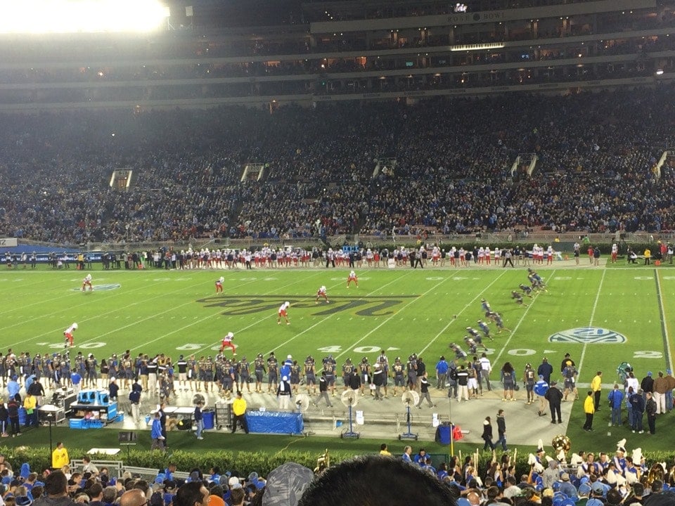 section 6, row 41 seat view  for football - rose bowl stadium