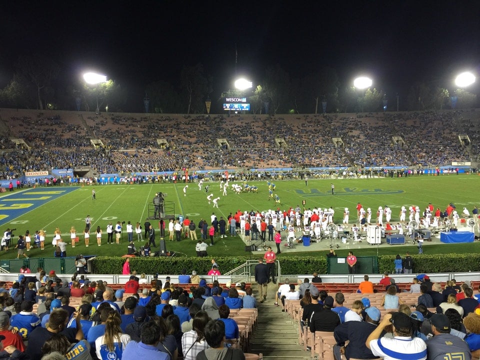 section 17, row 26 seat view  for football - rose bowl stadium