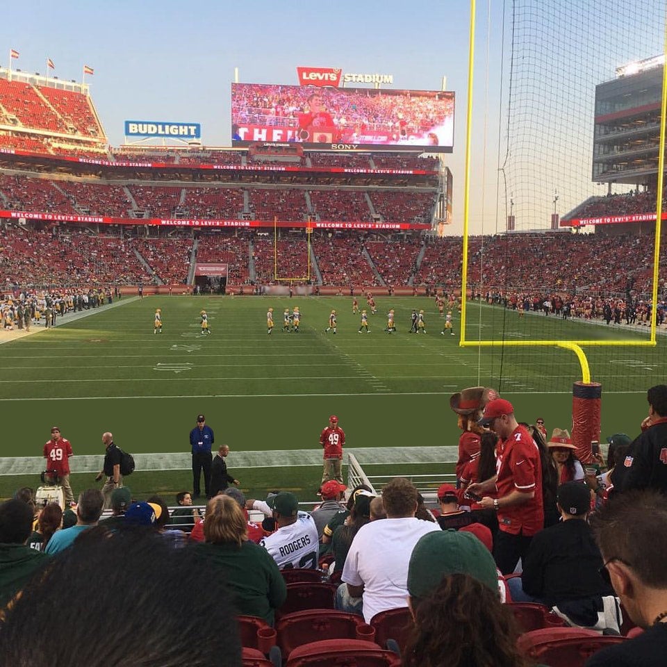 section 104, row 12 seat view  - levi