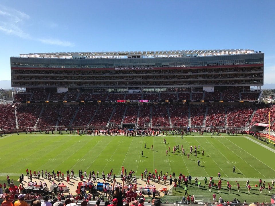 section 314 seat view  for football - levi