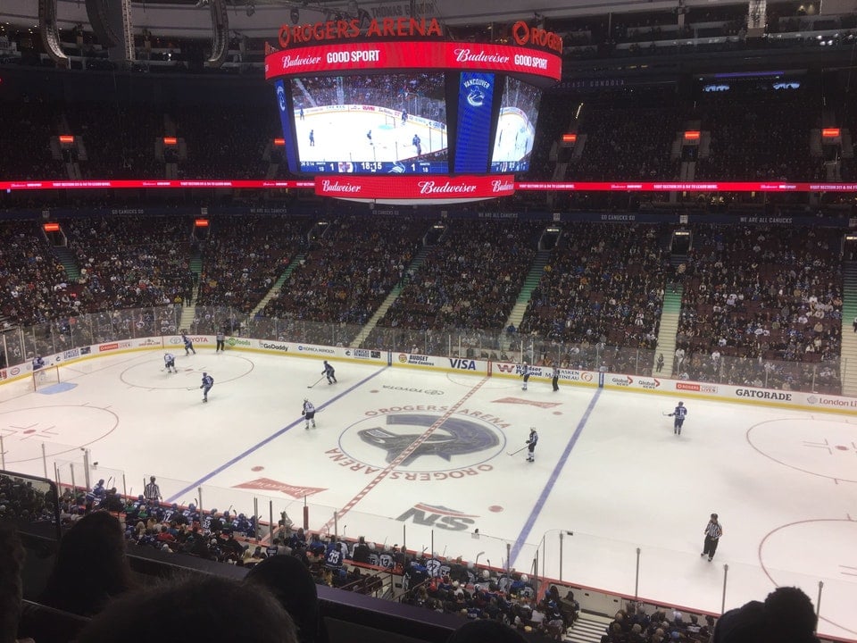 section 322 seat view  for hockey - rogers arena