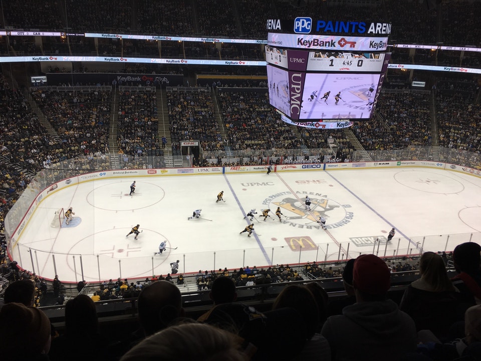 section 221 seat view  for hockey - ppg paints arena