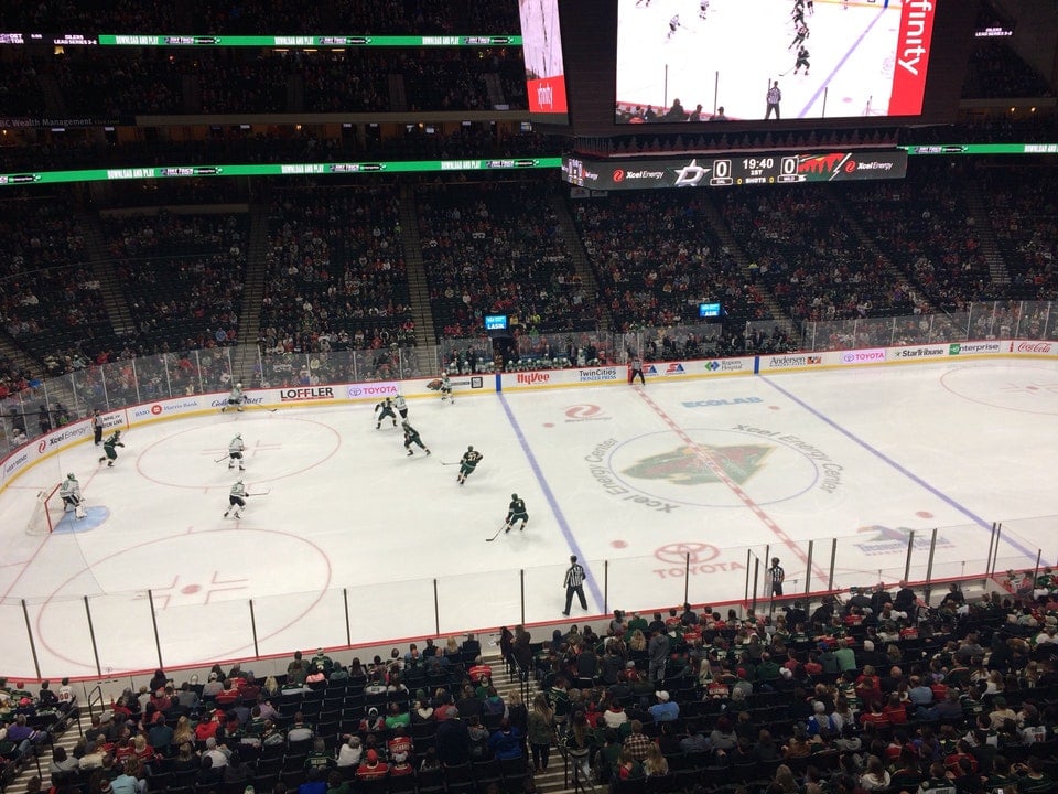 section 205 seat view  for hockey - xcel energy center