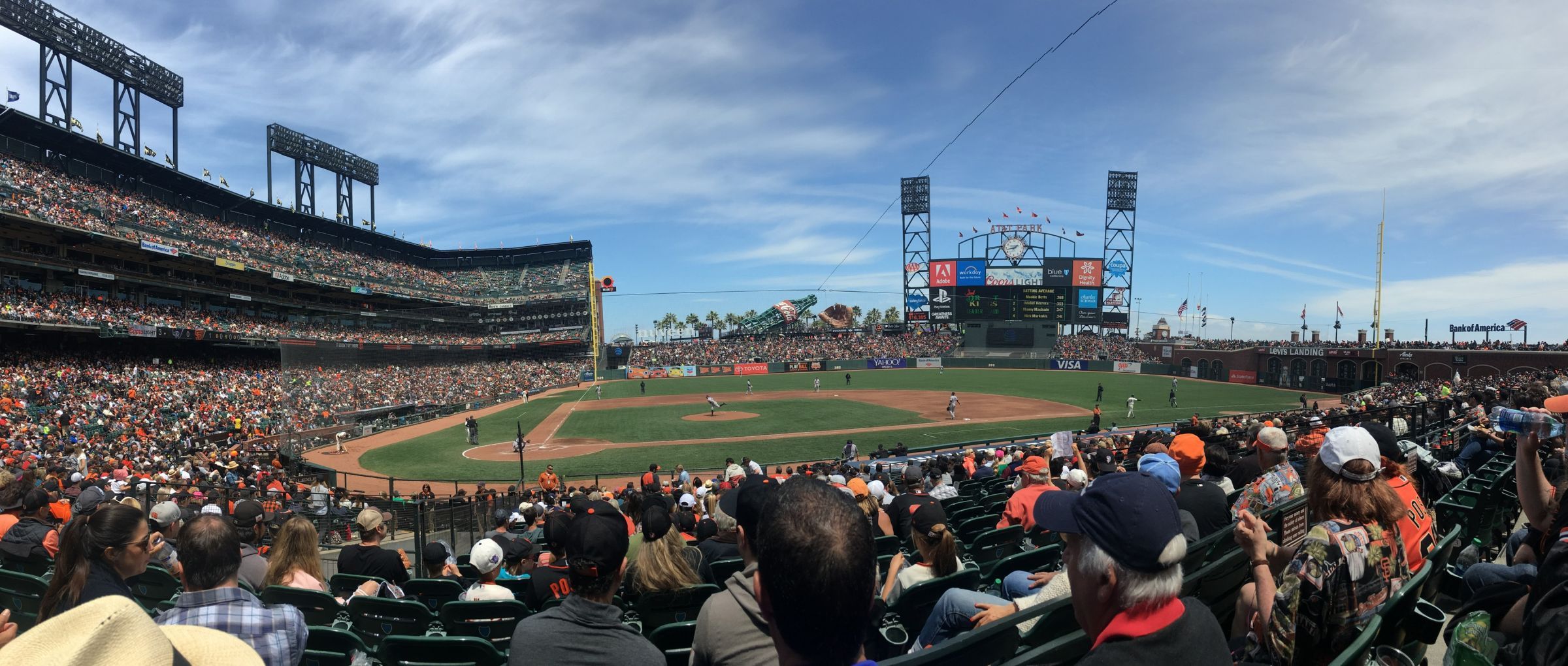 section 110 seat view  for baseball - oracle park