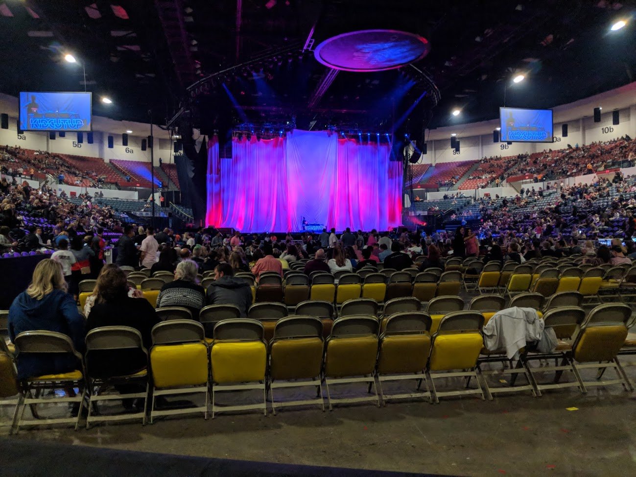 lower level 20, row 1 seat view  - pechanga arena