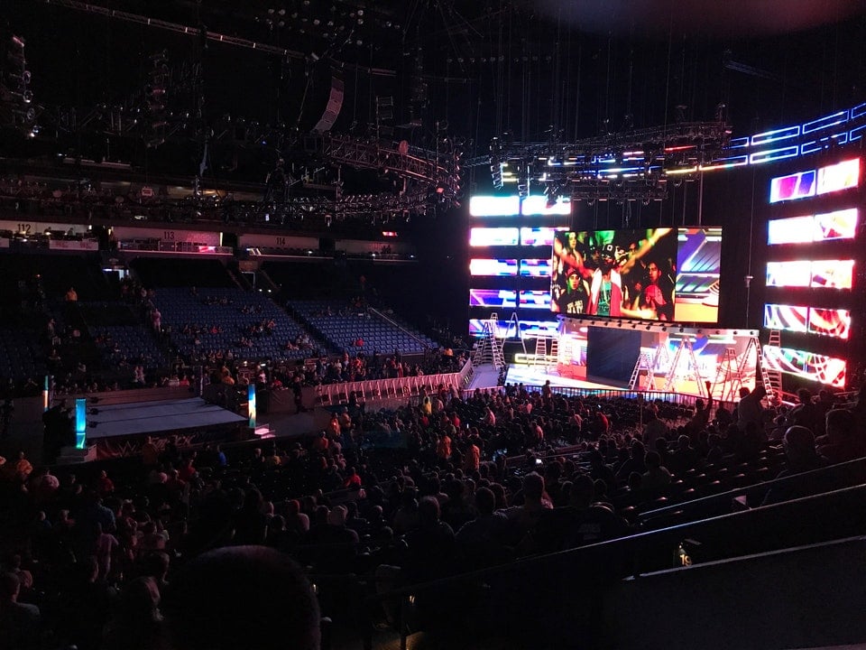 section 102, row 23 seat view  for concert - smoothie king center