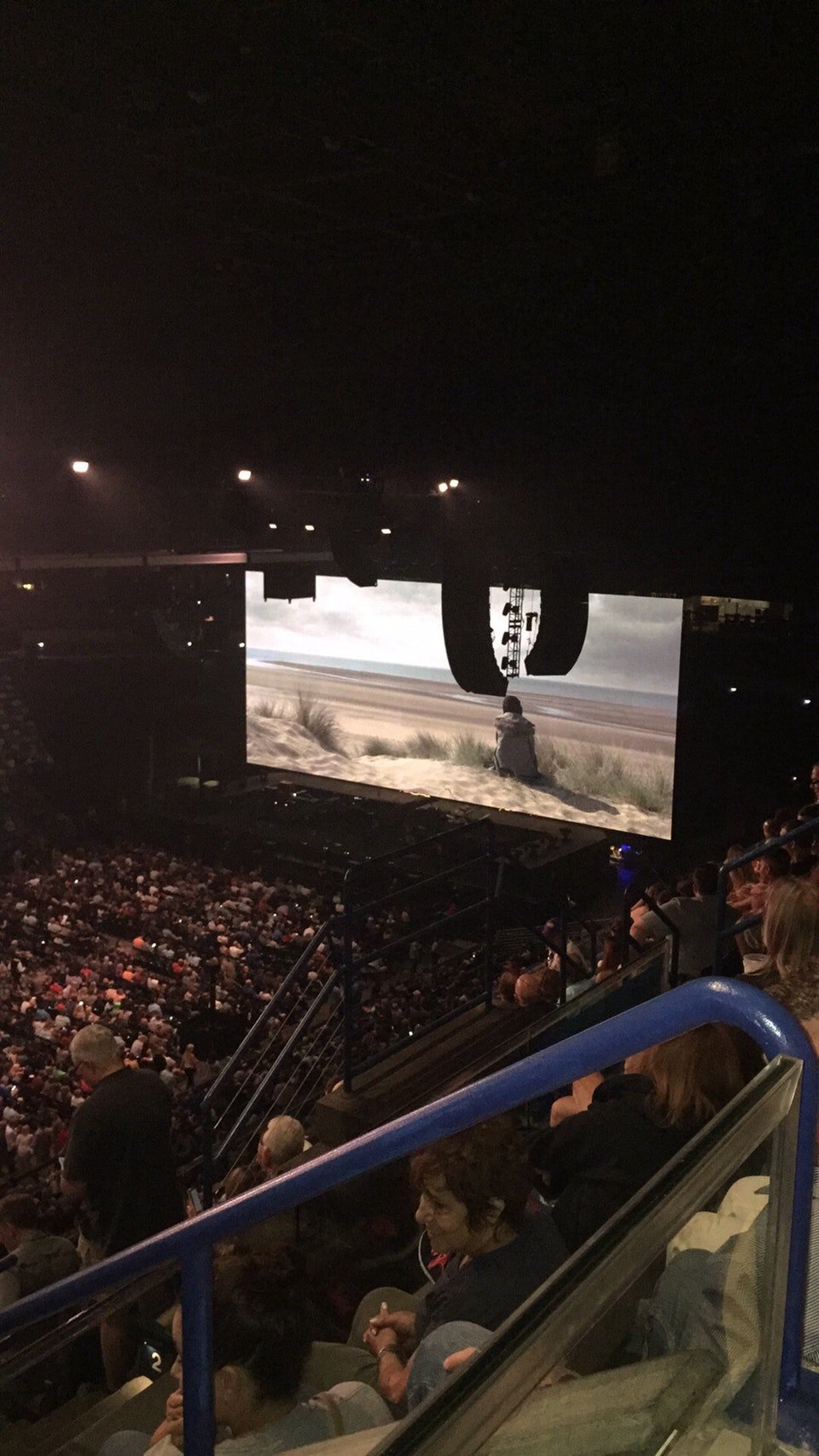 section 301, row 6 seat view  for concert - smoothie king center