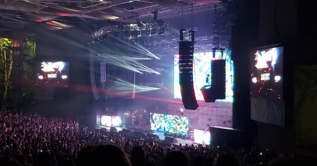 section 4, row u seat view  - xfinity center (mansfield)