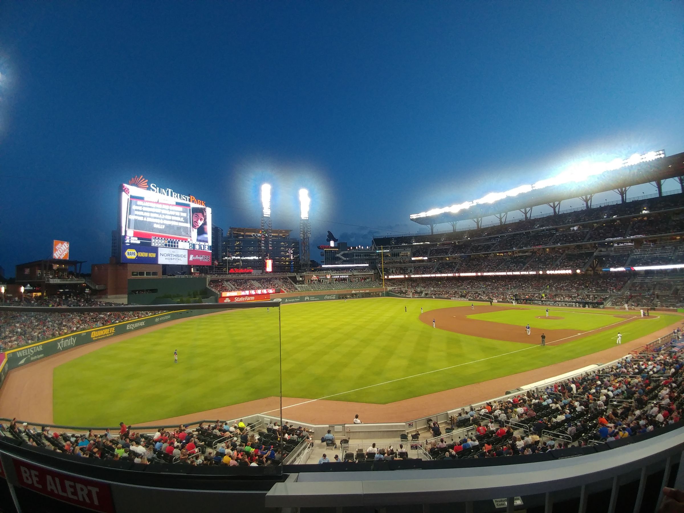section 240, row 1 seat view  for baseball - truist park