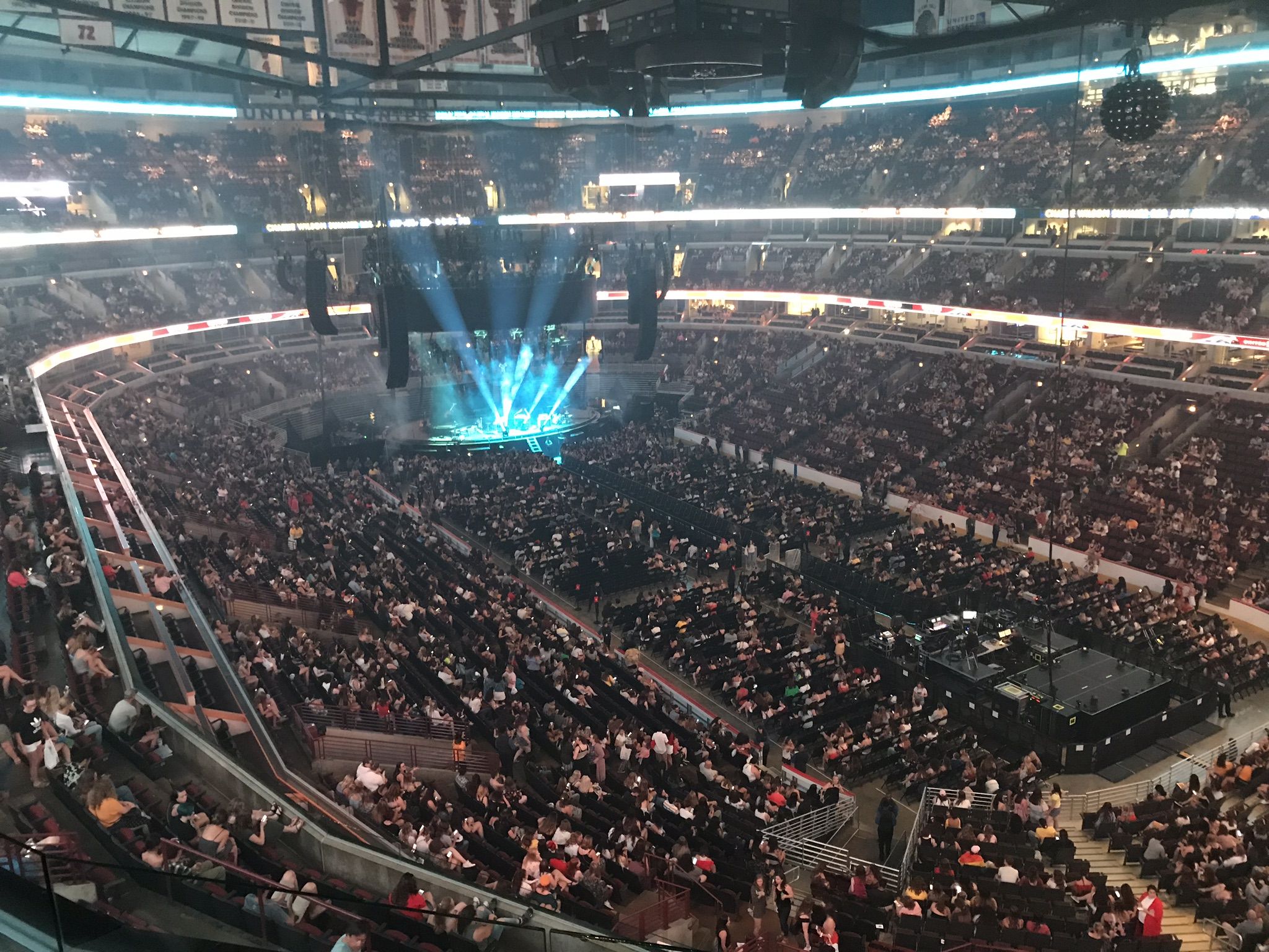 section 313, row 3 seat view  for concert - united center