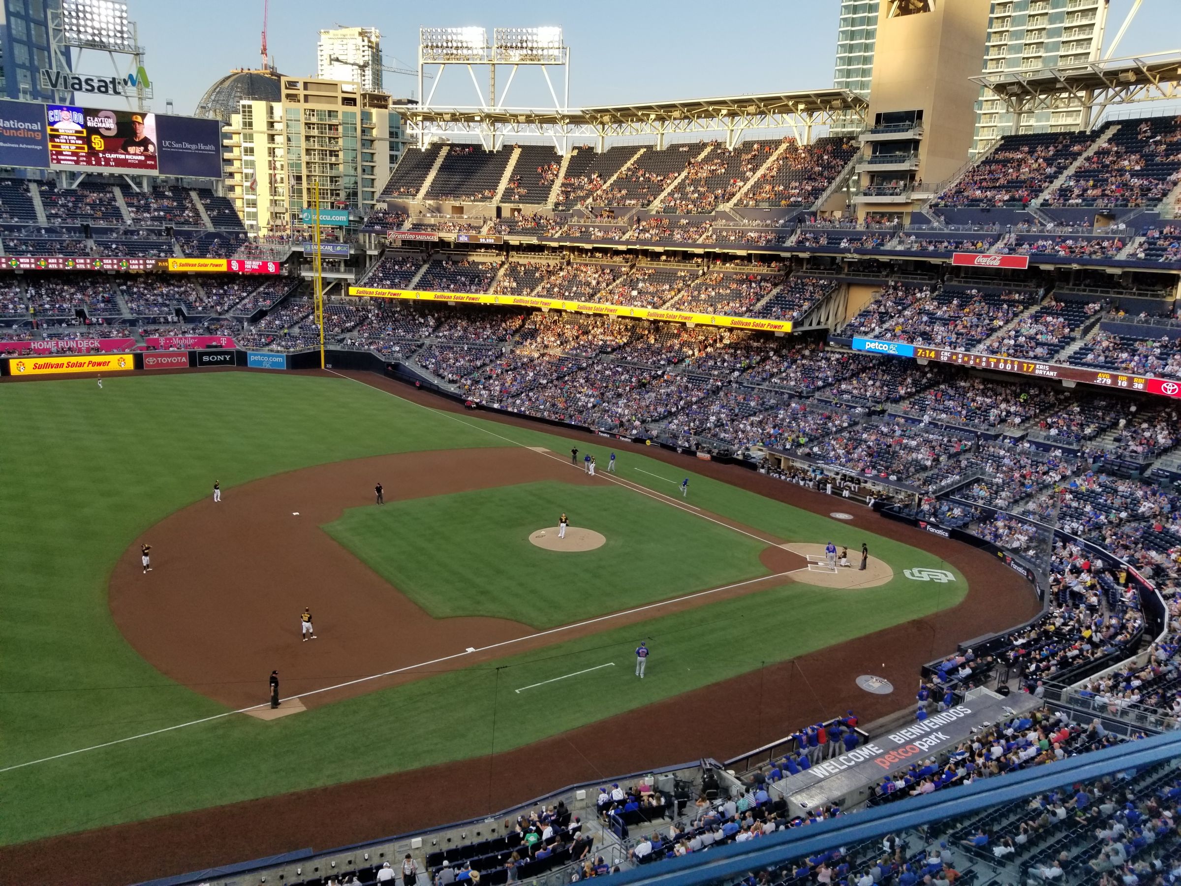 section 316, row 1 seat view  for baseball - petco park