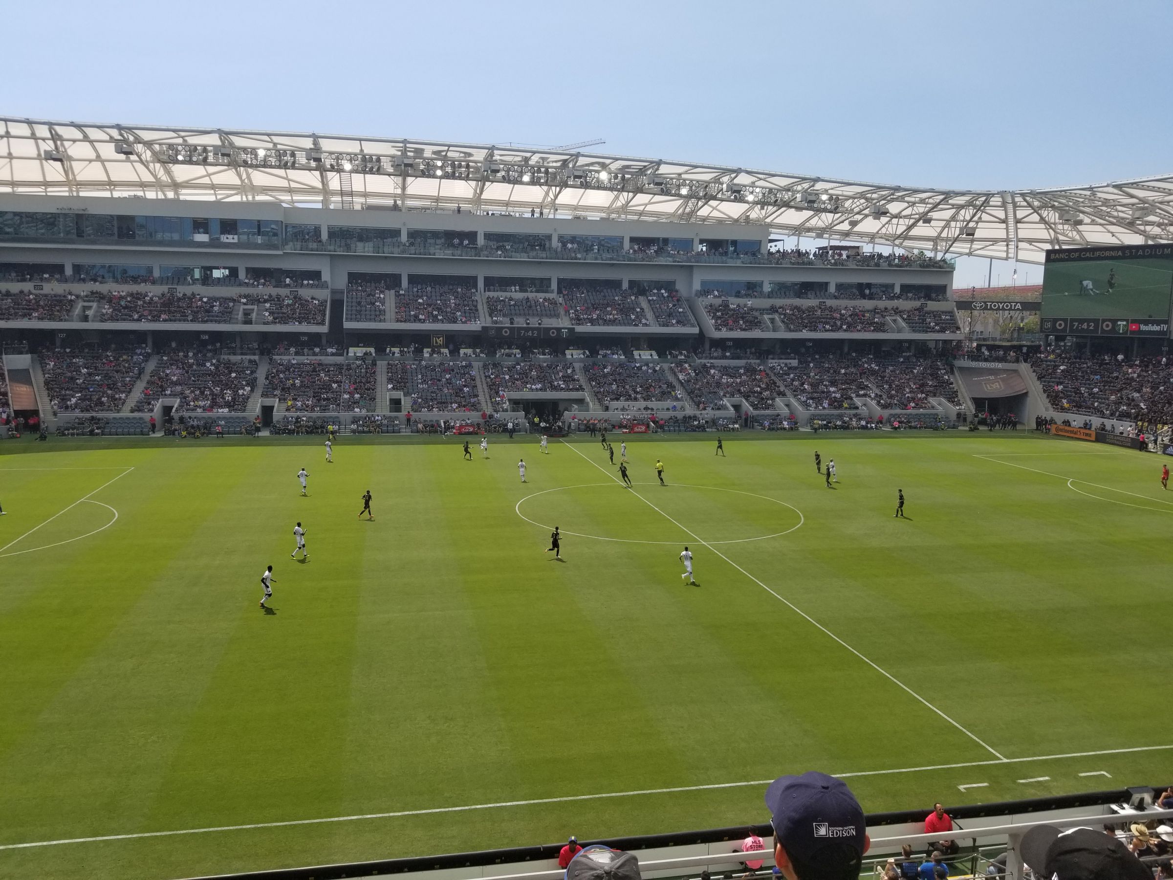 mezzanine 4, row c seat view  for soccer - bmo stadium