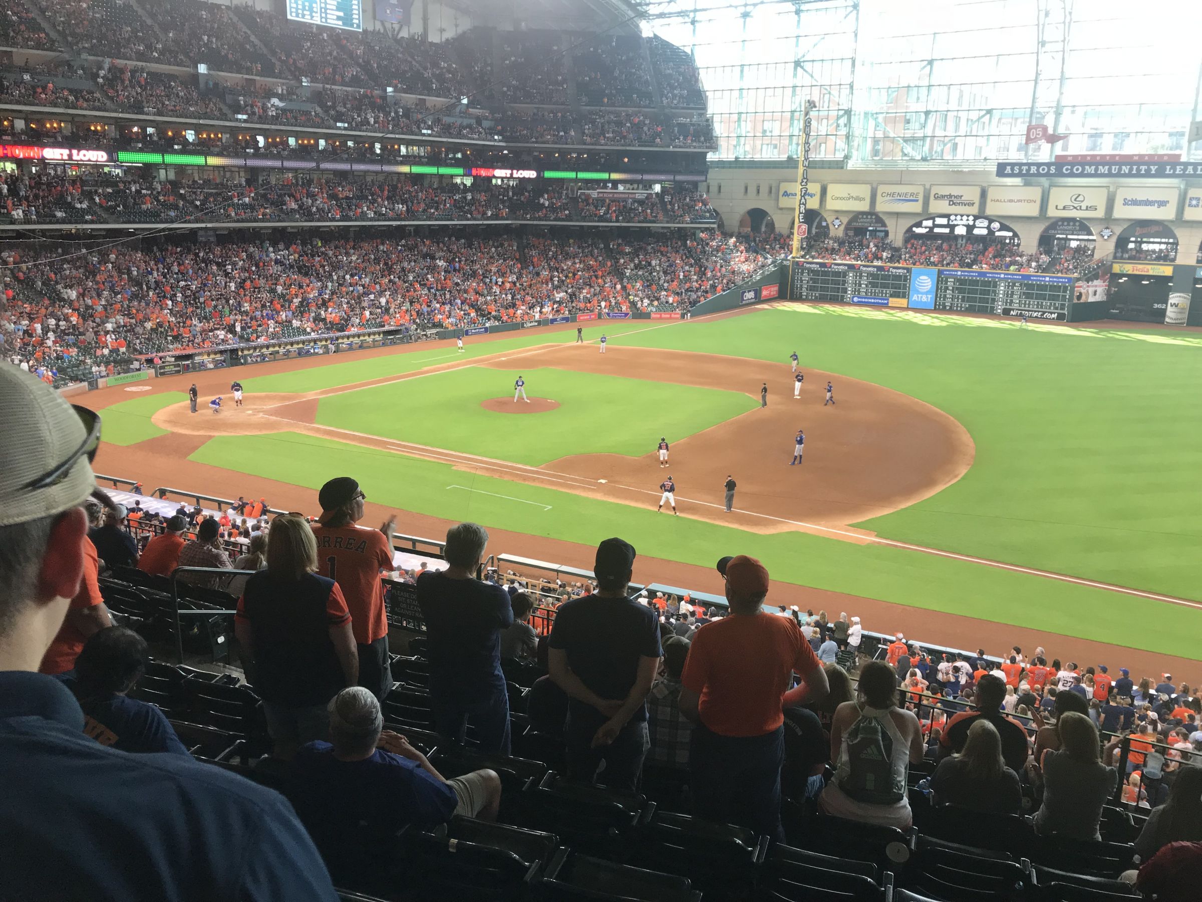 section 228, row 9 seat view  for baseball - minute maid park