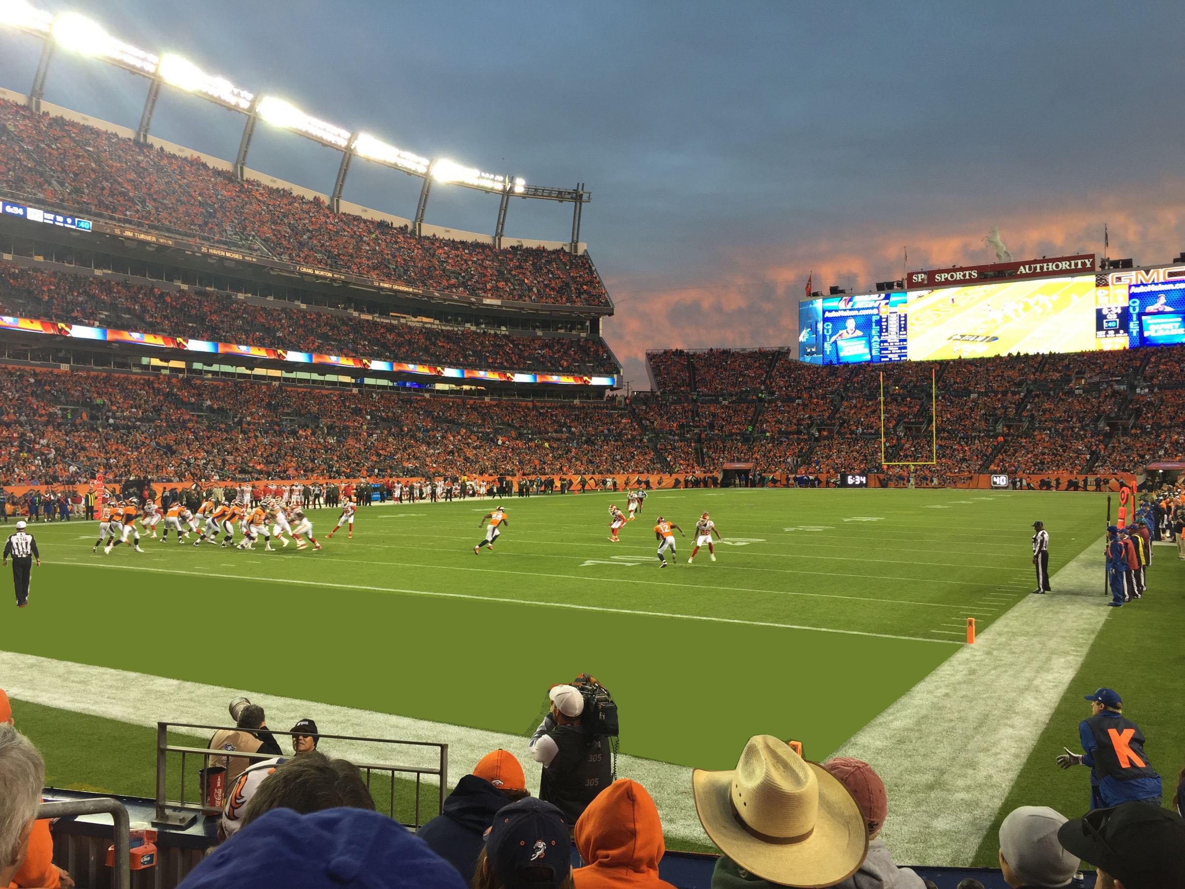 section 111, row 5 seat view  - empower field (at mile high)