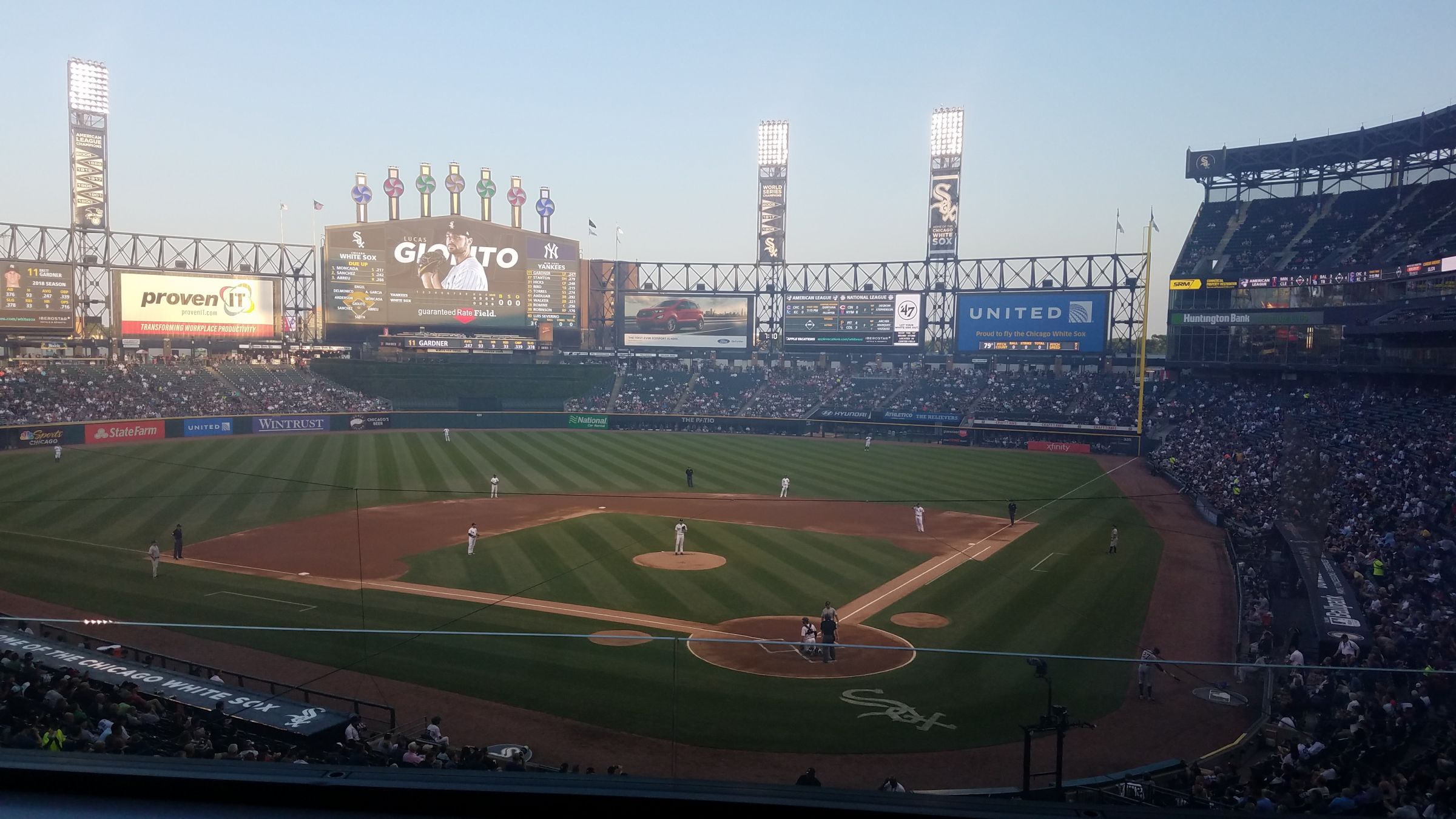 guaranteed rate club, row d seat view  - guaranteed rate field