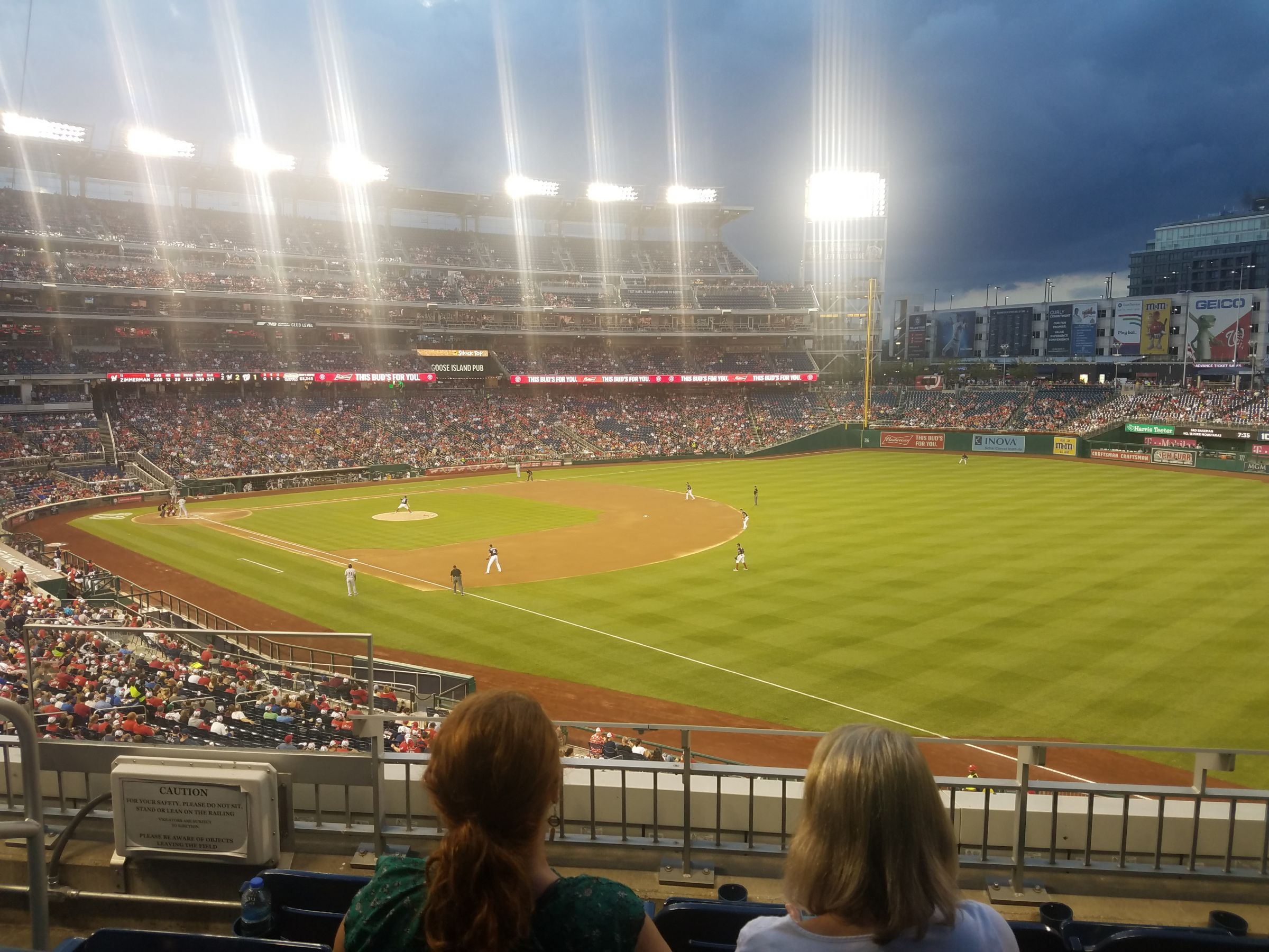 section 229, row d seat view  for baseball - nationals park