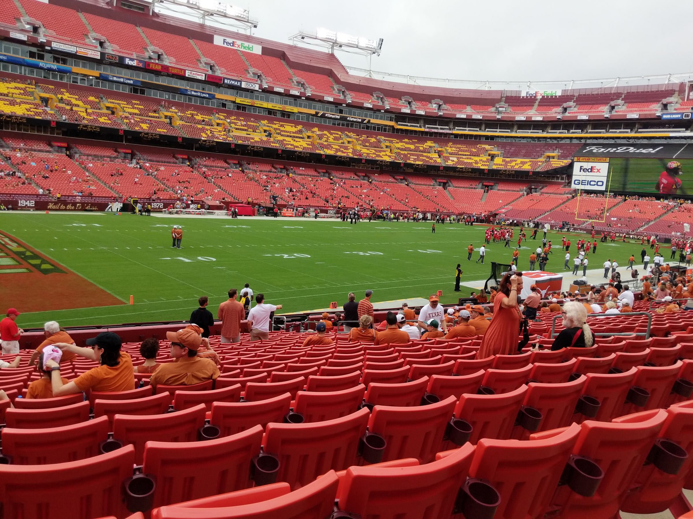 section 126, row 21 seat view  - fedexfield