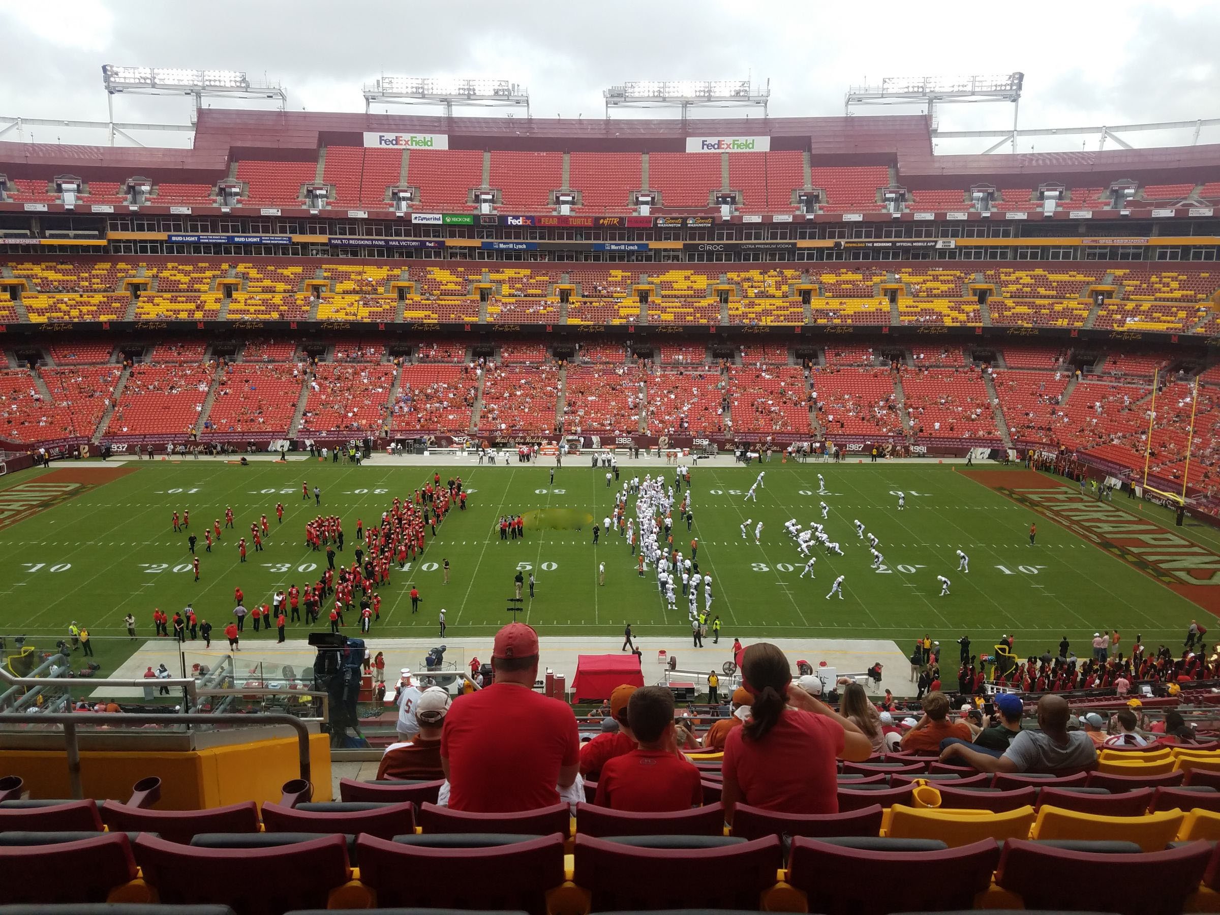 zone a club 342, row 19 seat view  for football - northwest stadium