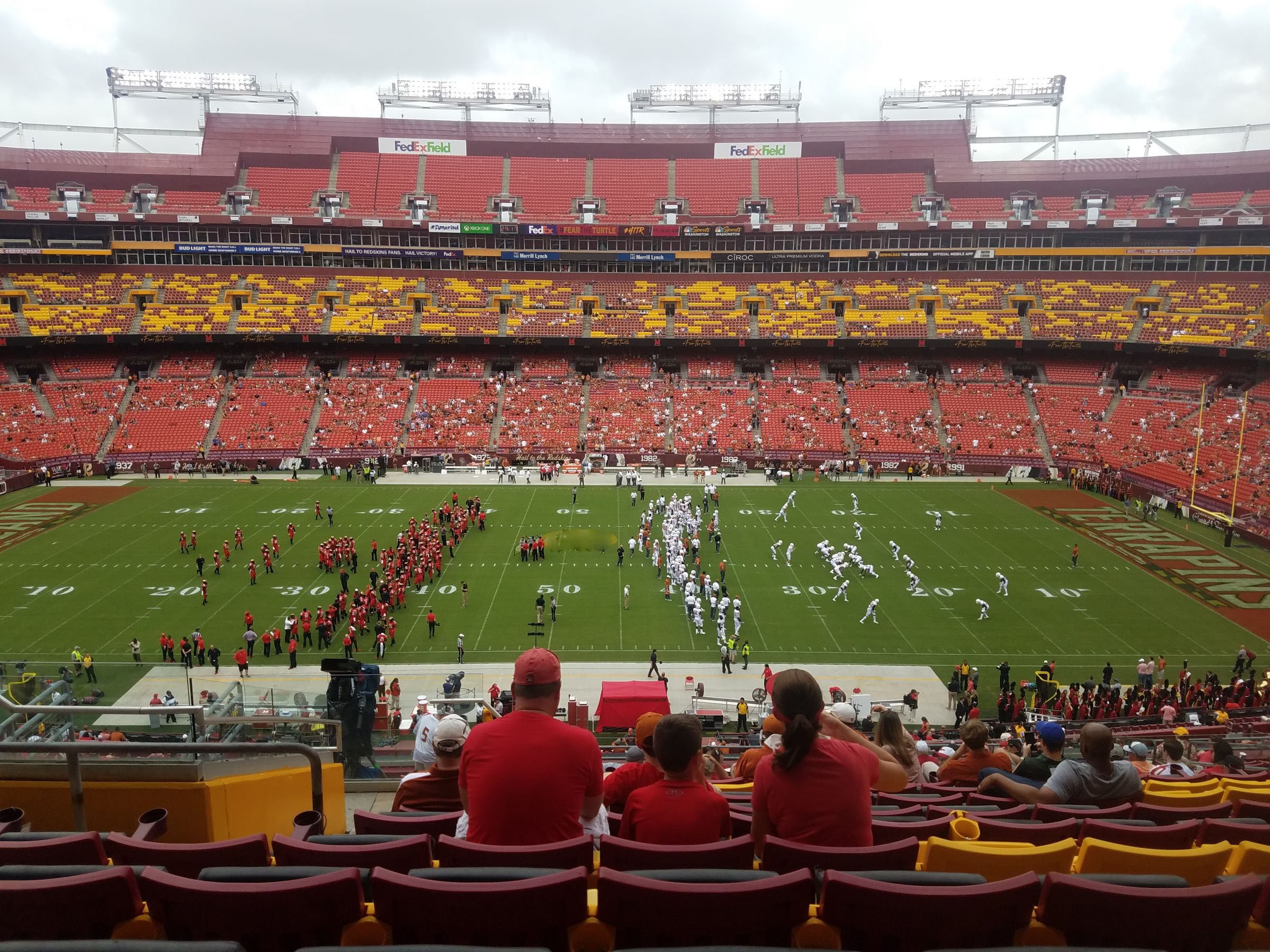 zone a club 342, row 19 seat view  - fedexfield