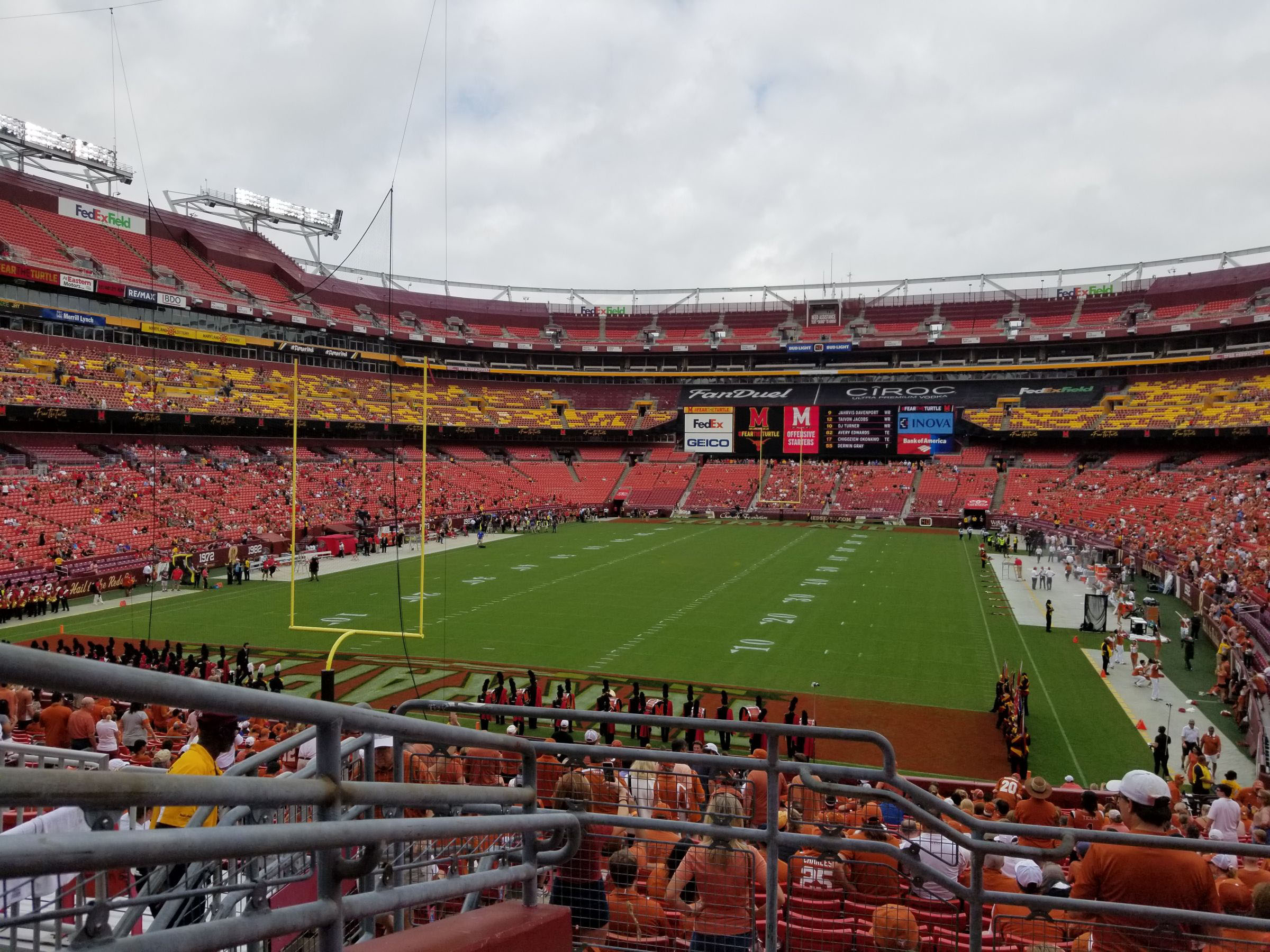 section 230, row 5 seat view  for football - northwest stadium