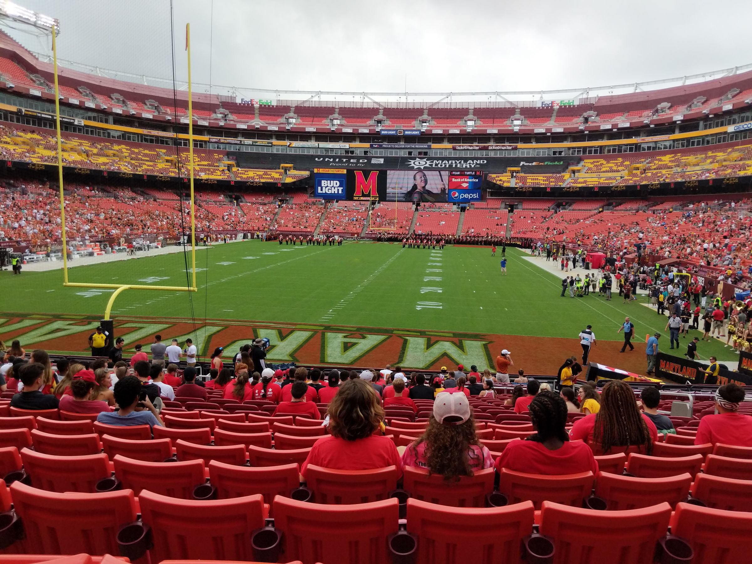section 110, row 21 seat view  for football - northwest stadium