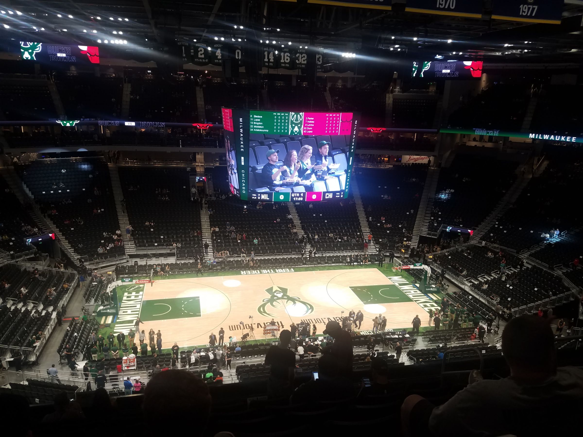 Free Throw Line View, Nice Seats Fiserv Forum Section 223 Review