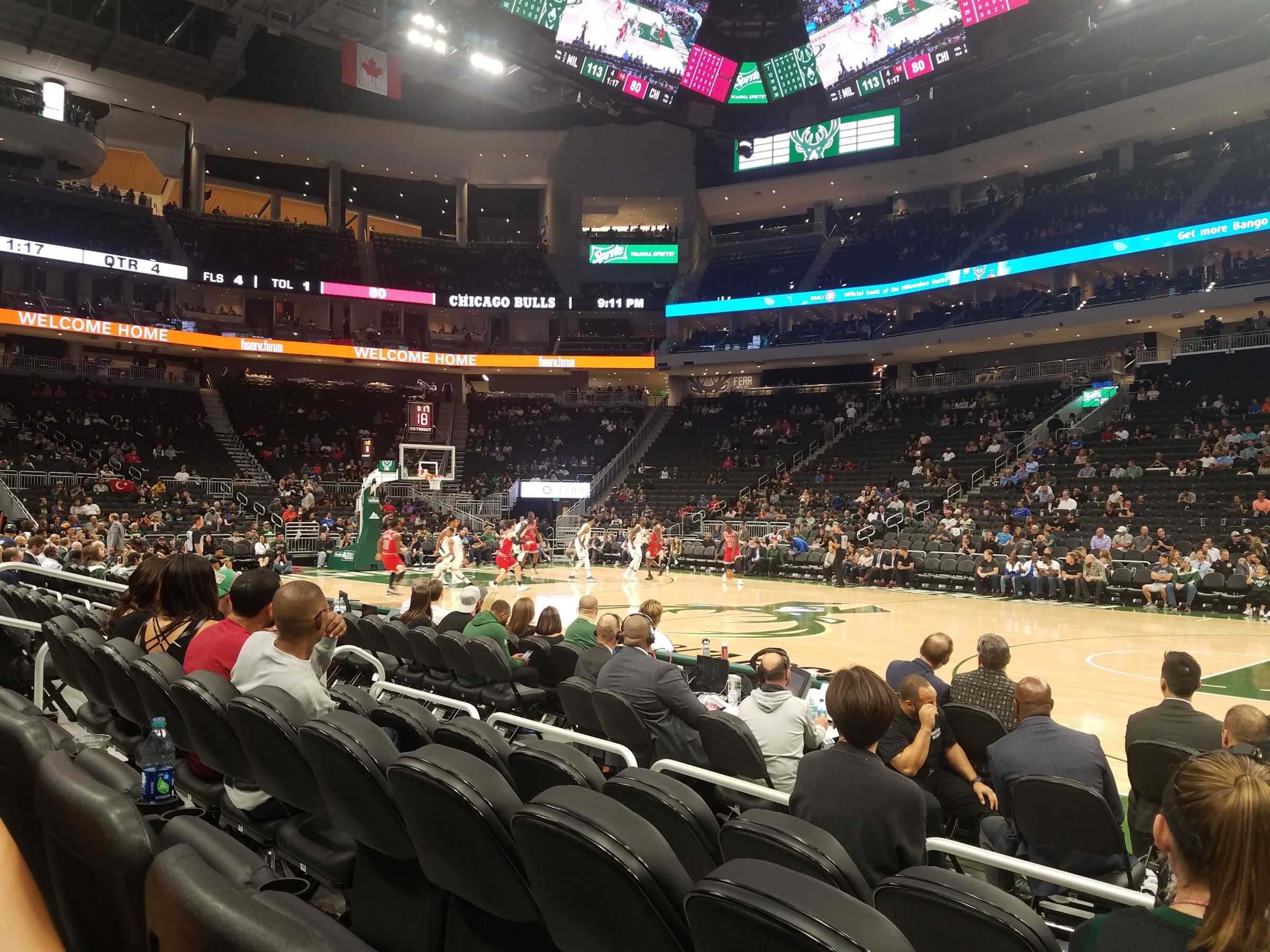 Fiserv Forum Seating Views