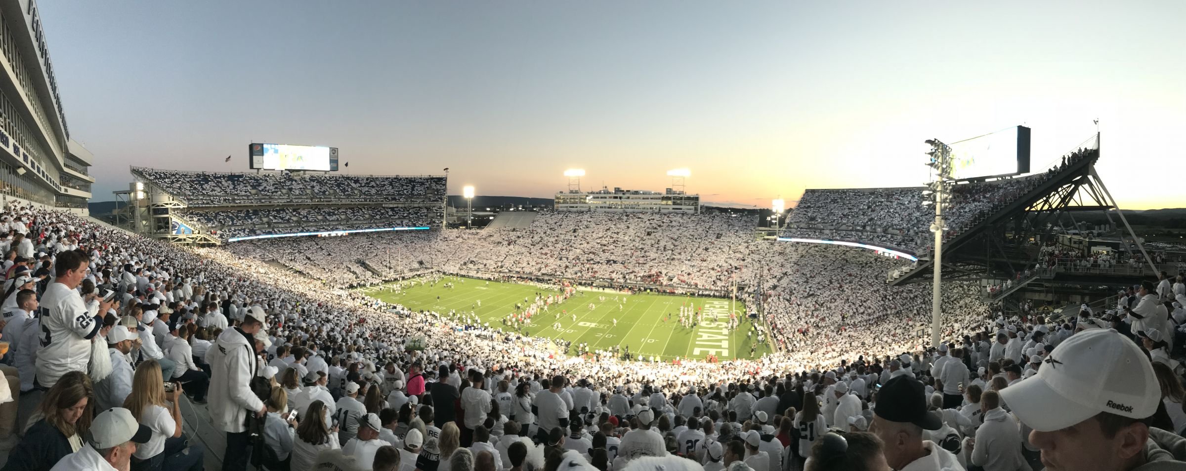 section sa, row 58 seat view  - beaver stadium