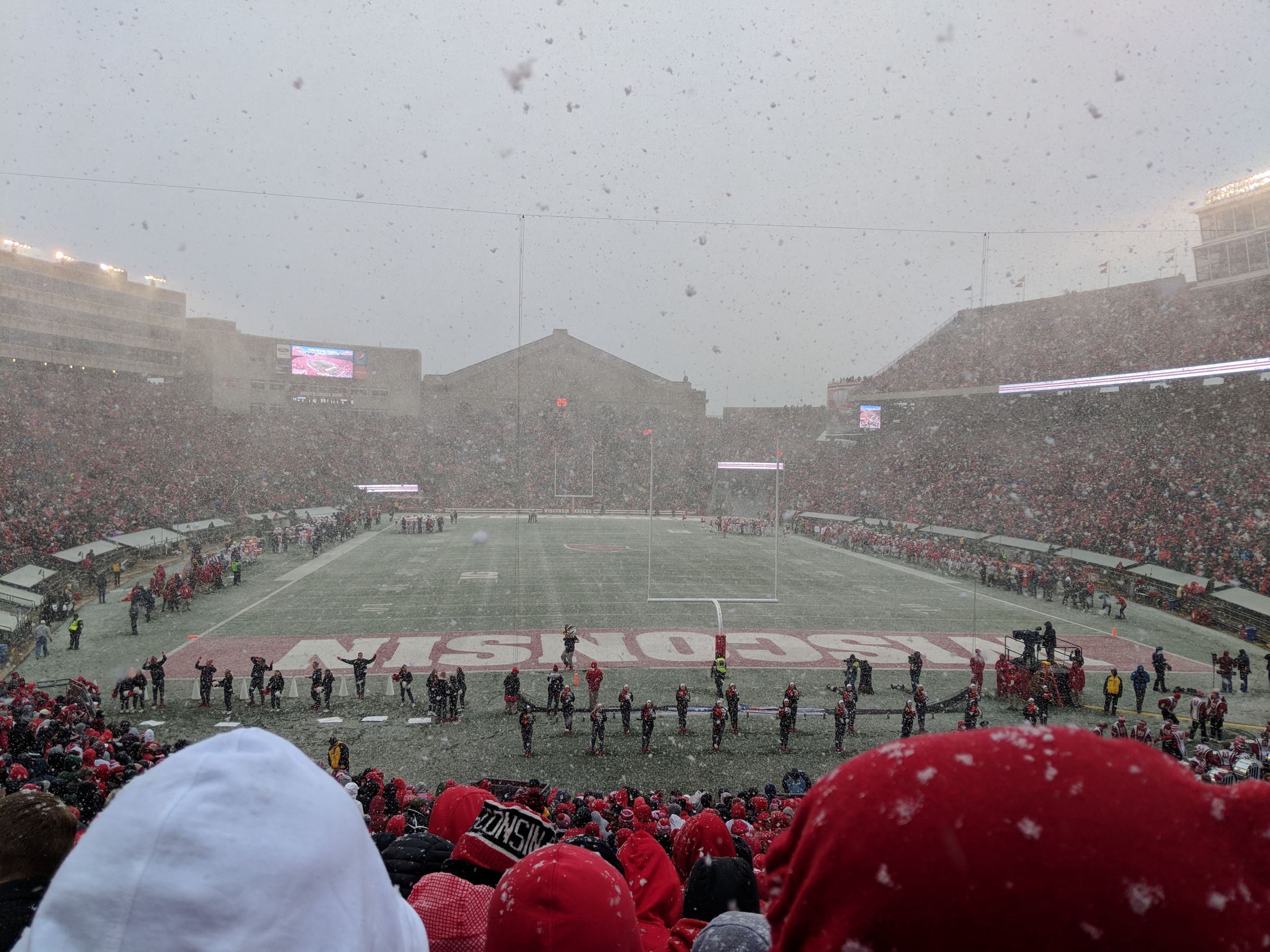 section m, row 34 seat view  for football - camp randall stadium