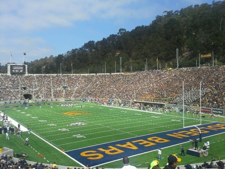 section w, row 10 seat view  - memorial stadium (cal)