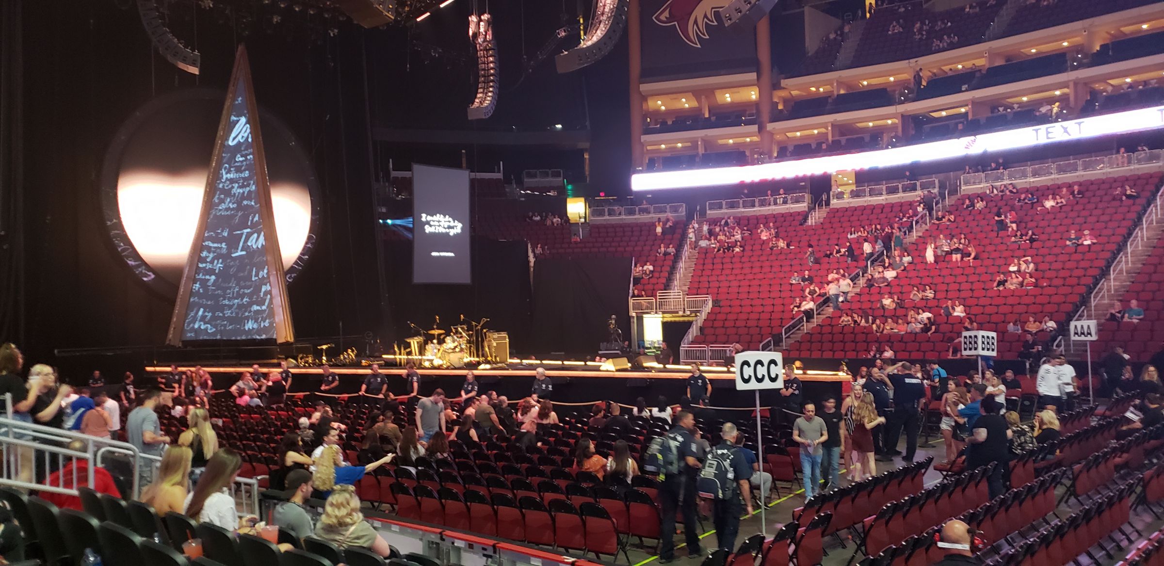 Section 101 at Gila River Arena for Concerts