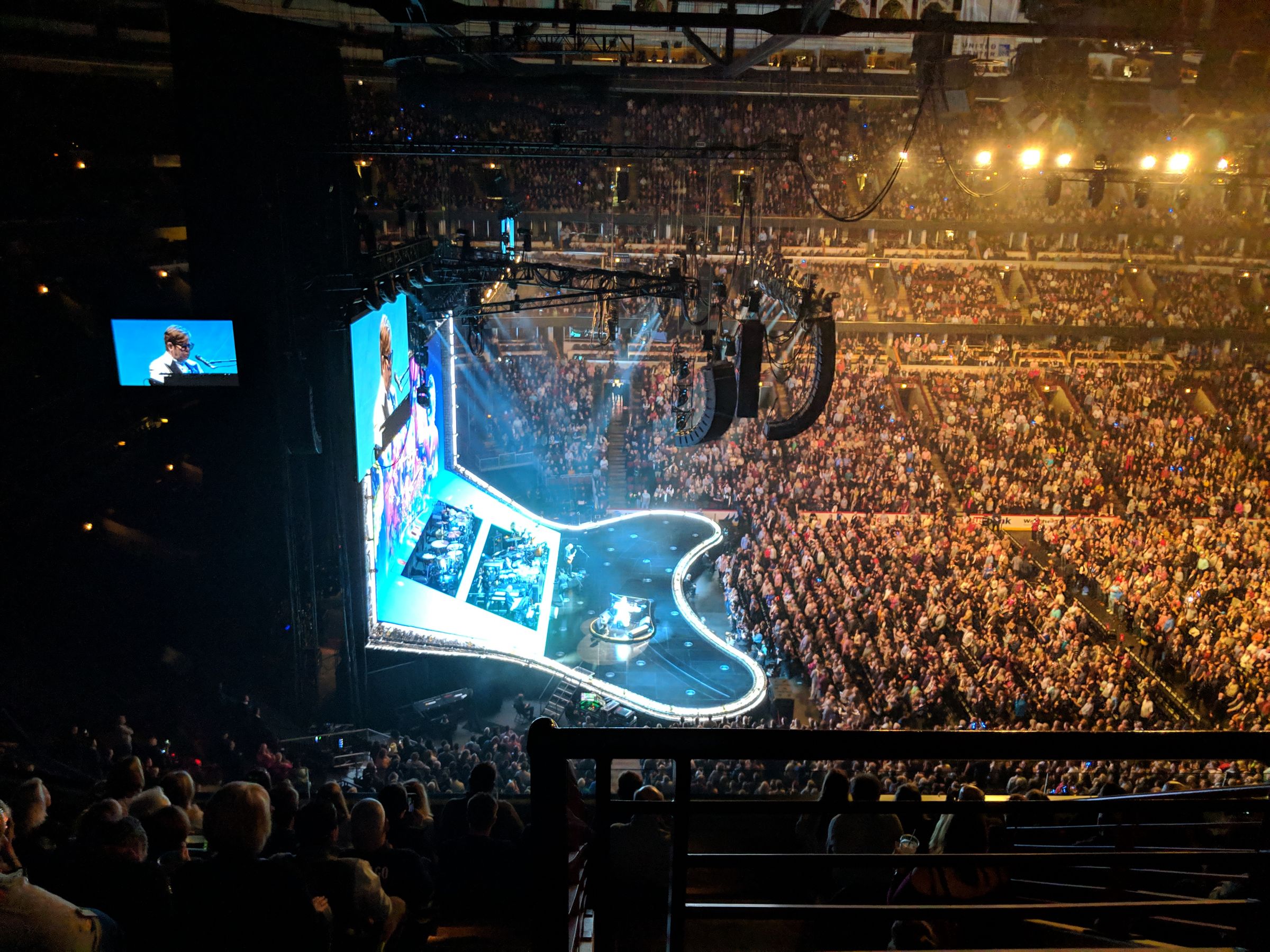 Section 320 at United Center for Concerts
