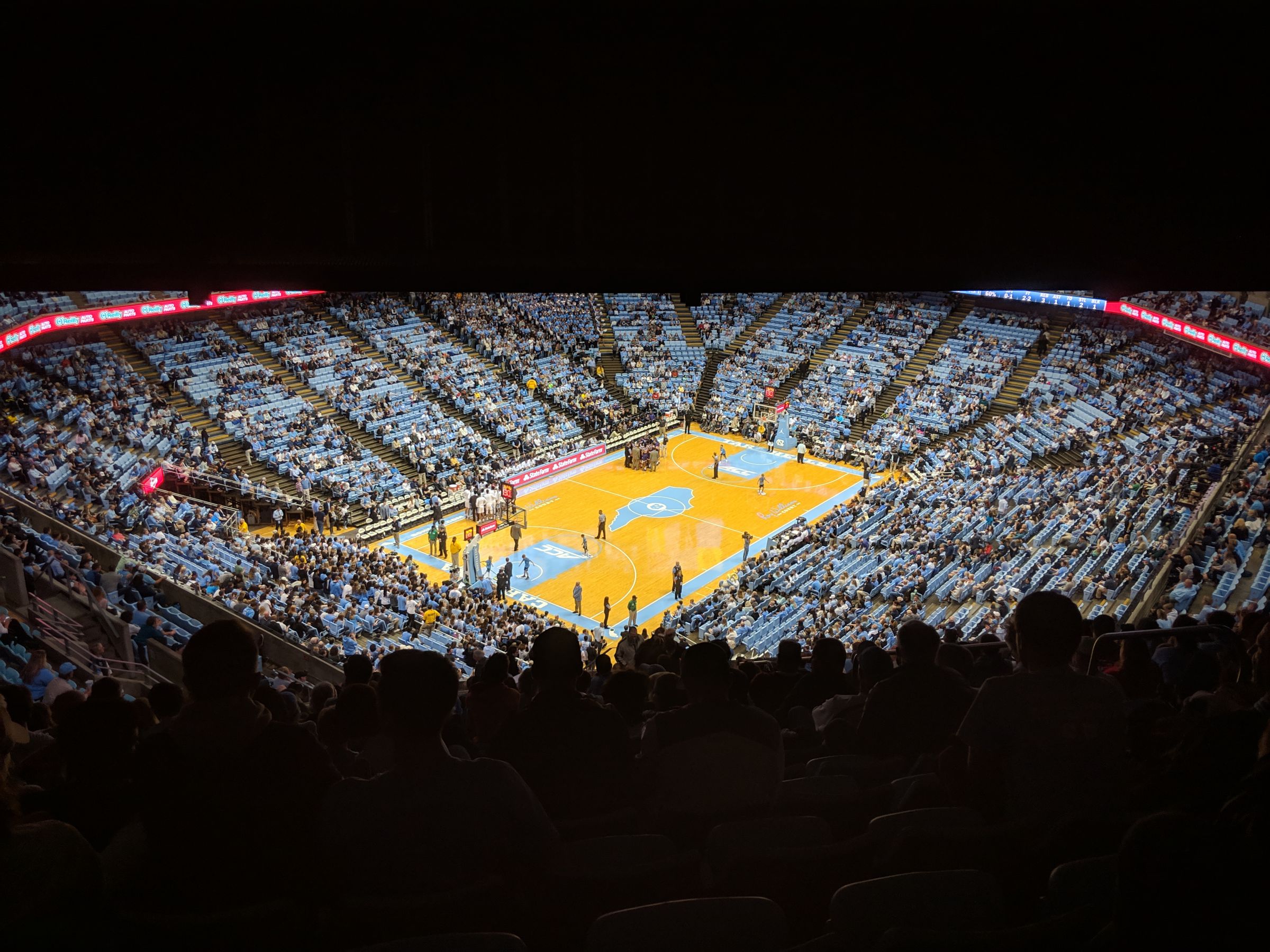 section 220, row y seat view  - dean smith center