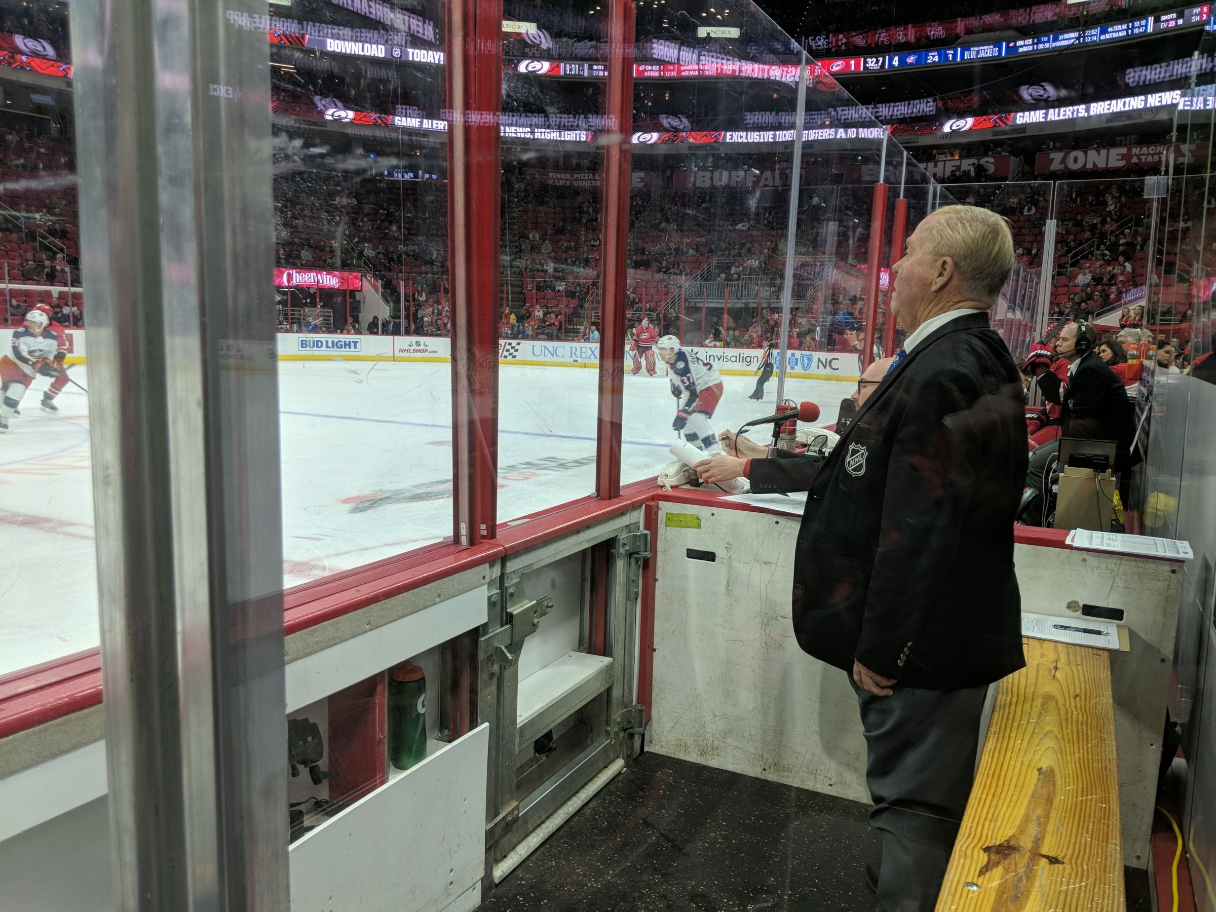 Next to Penalty Box PNC Arena Section 120 Review