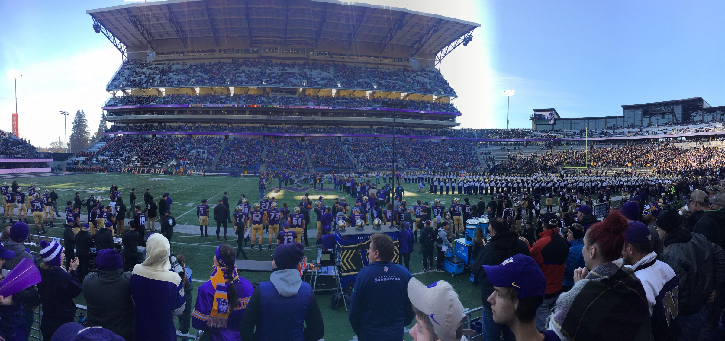 view from Section 129 