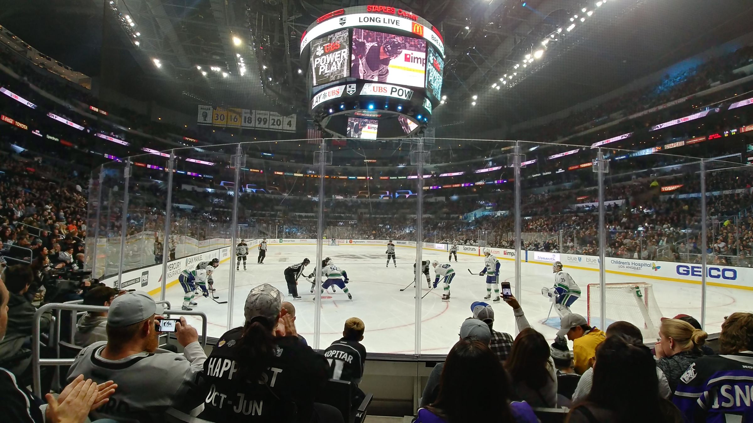 LA Kings Tickets View From Glass Seats Crypto.com Arena Experience the